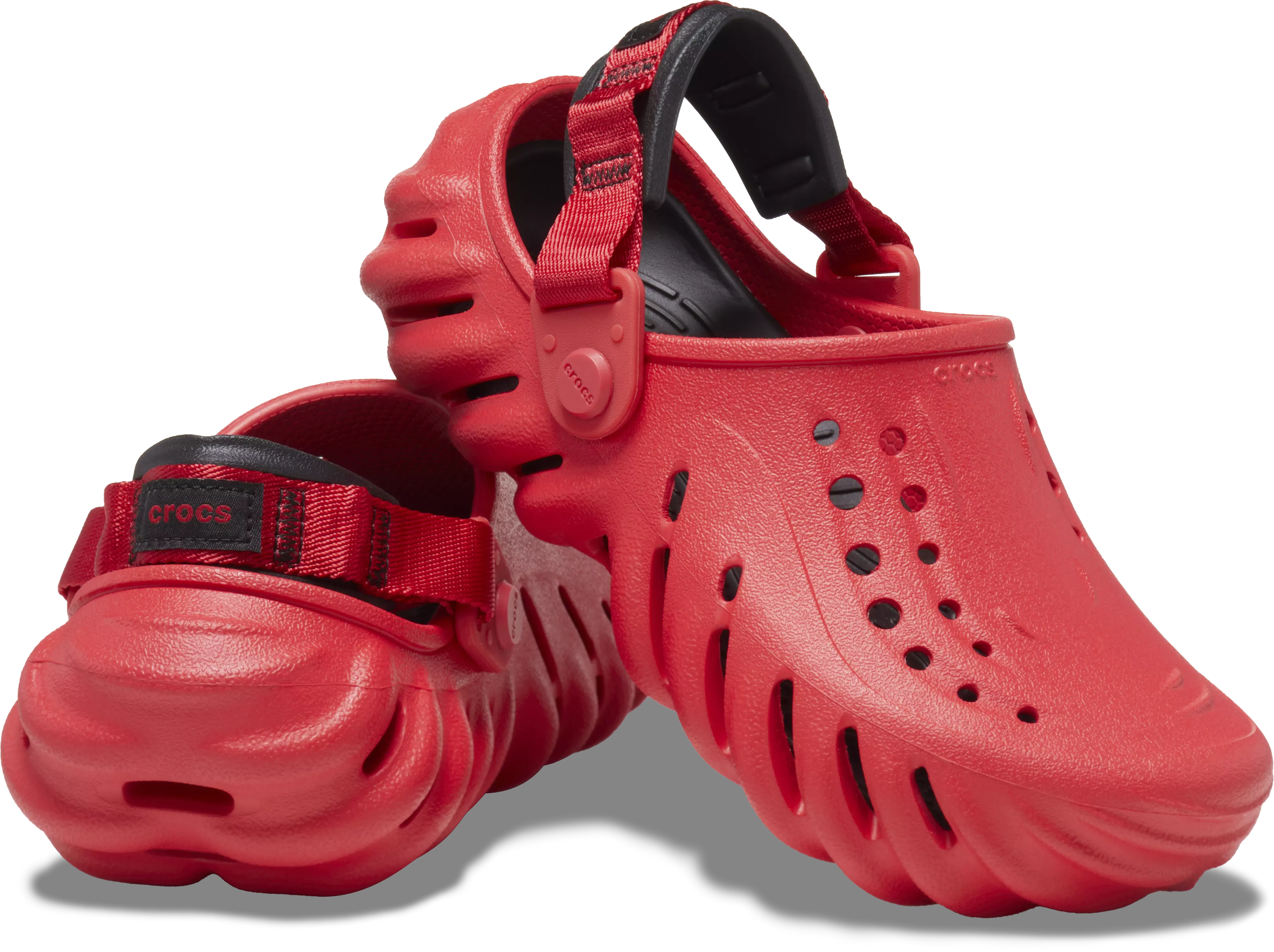 Crocs Echo "Varsity Red/Black" Grade School Boys' Clog - RED