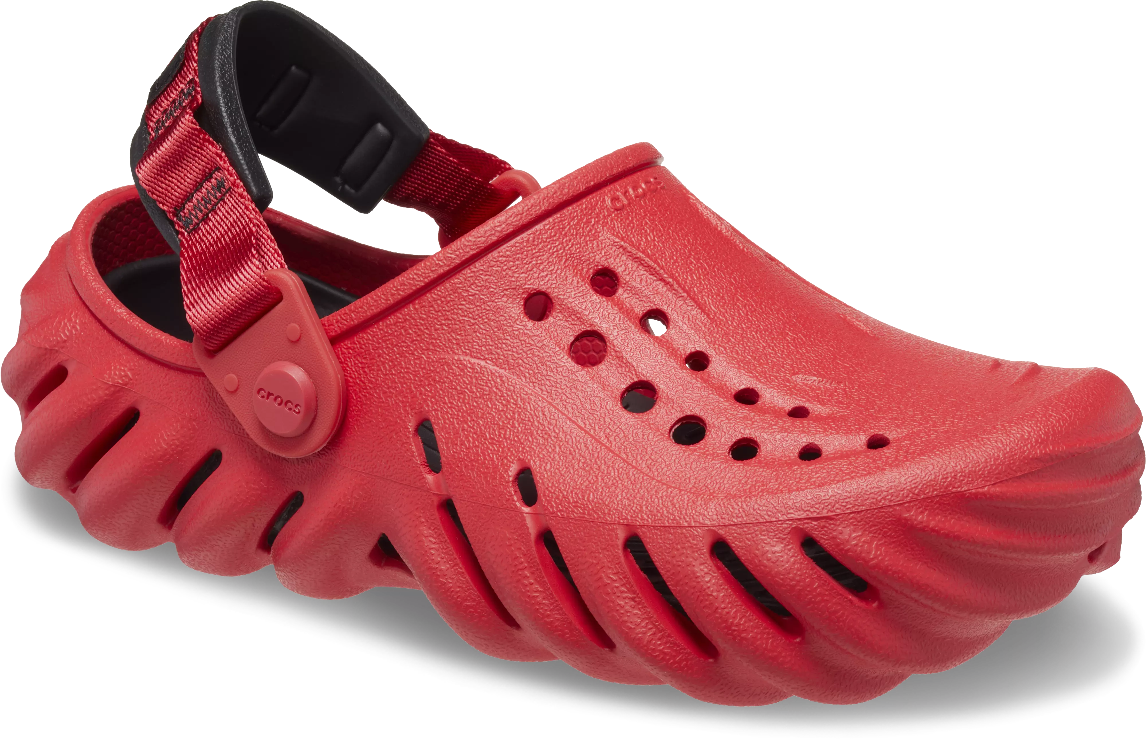 Crocs Echo "Varsity Red/Black" Grade School Boys' Clog - RED