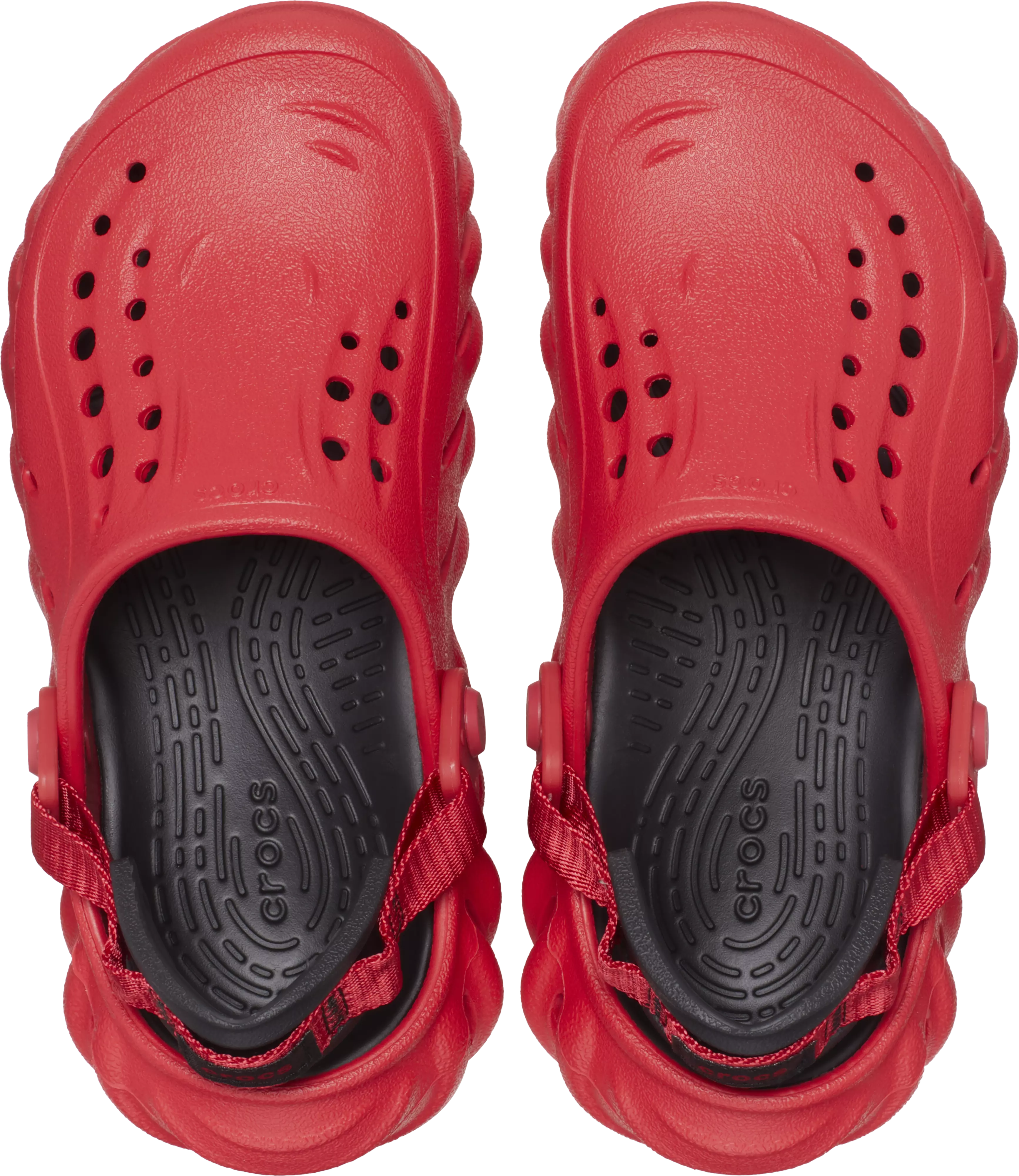 Crocs Echo "Varsity Red/Black" Grade School Boys' Clog - RED