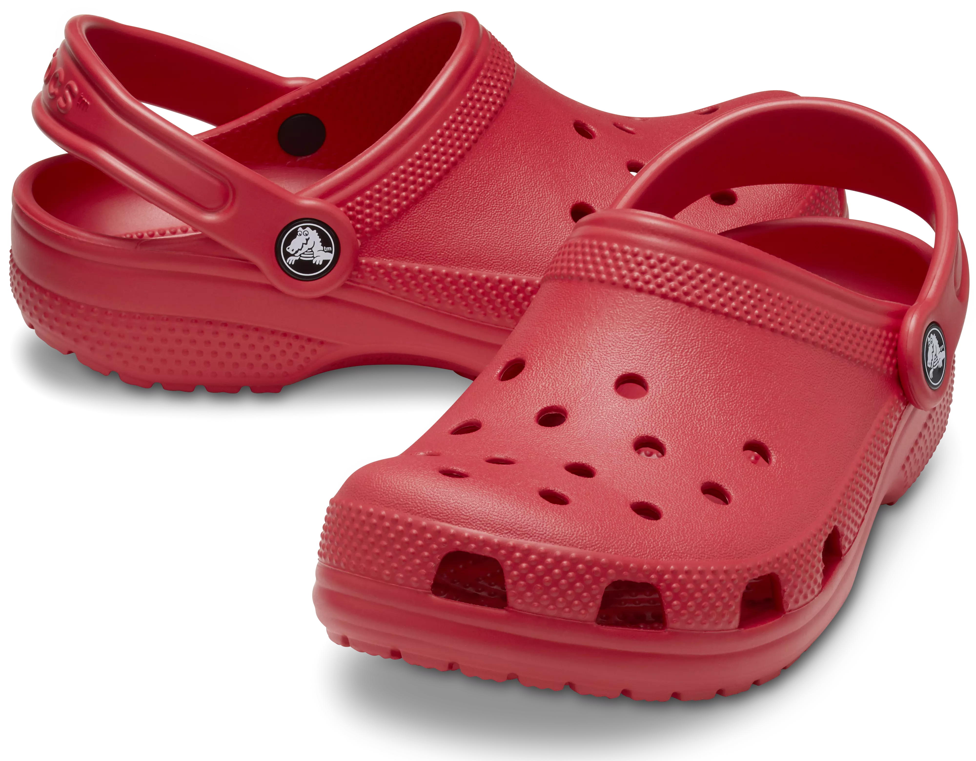 Crocs Classic "Varsity Red" Toddler Kids' Clog - RED