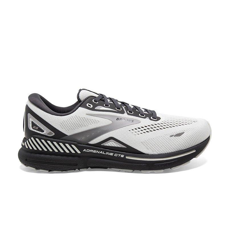 Brooks Adrenaline GTS 23 Oyster/Ebony/Alloy Men's Running Shoe - Hibbett