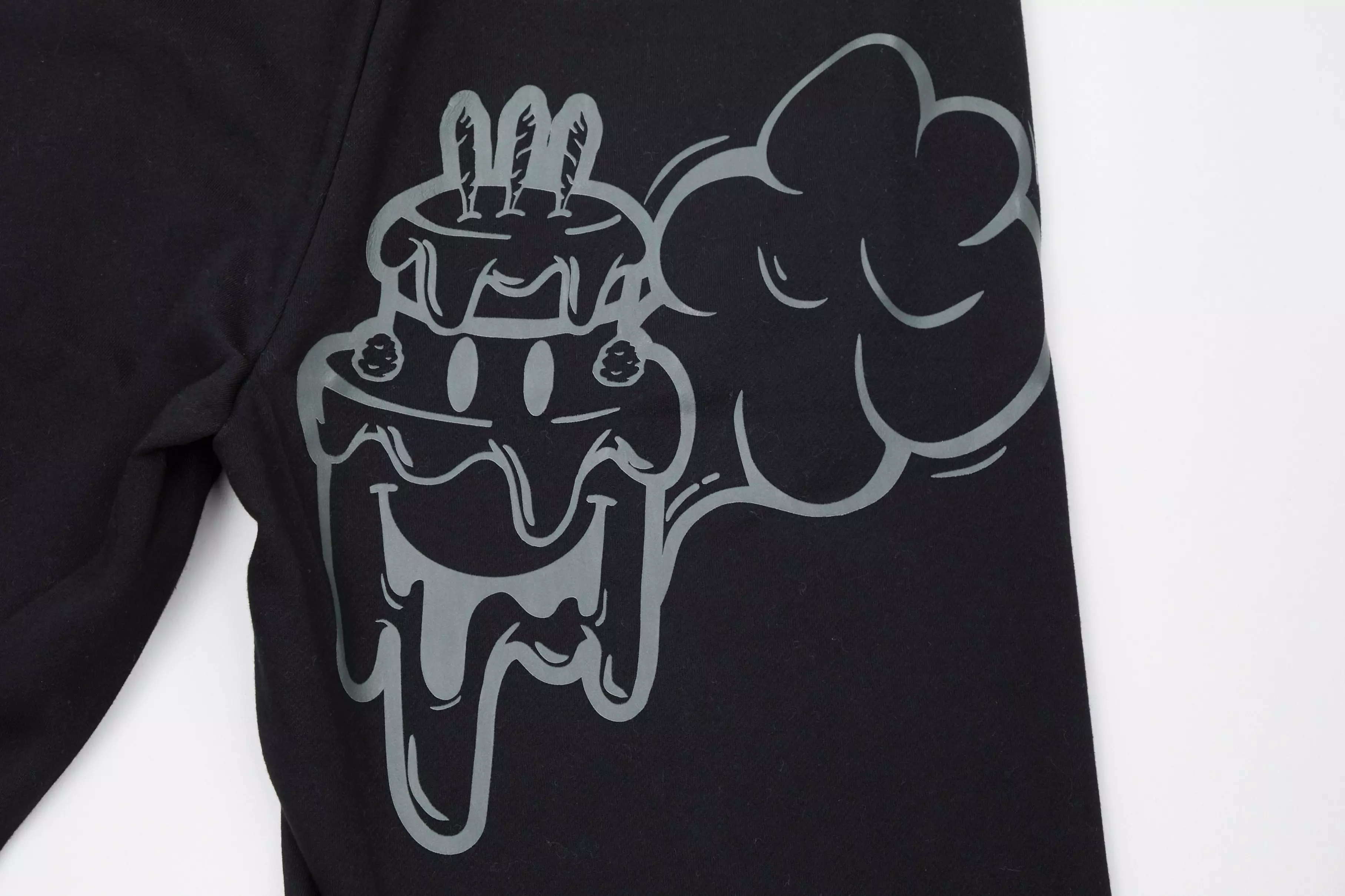 Wedding Cake Men's We Outside Fleece Shorts - Black - BLACK