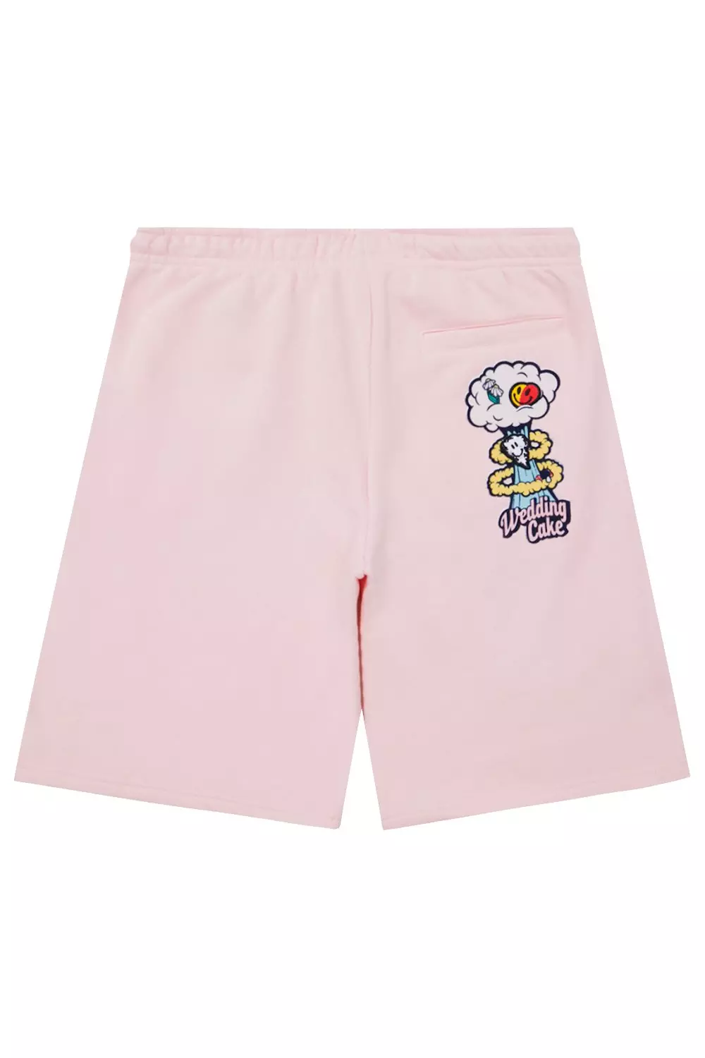 Wedding Cake Men's Madness Fleece Shorts - Pink - PINK