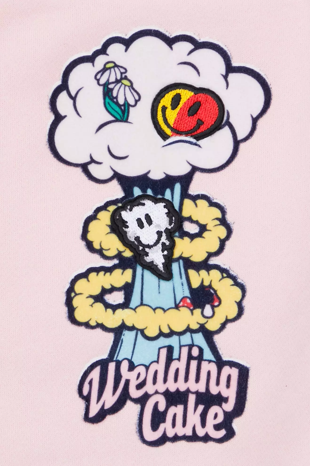 Wedding Cake Men's Madness Fleece Shorts - Pink - PINK