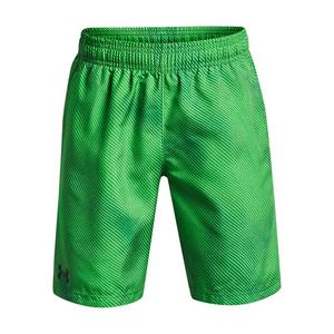 Under Armour Big Boys' Woven Printed Shorts - Green