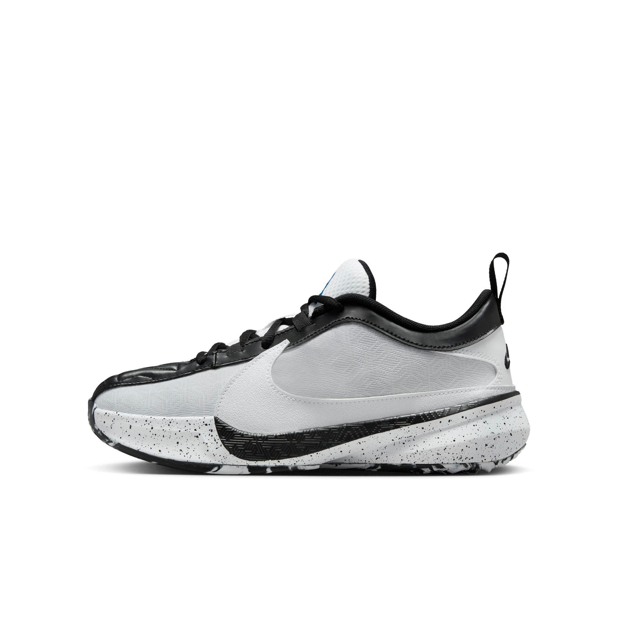 Nike Freak 5 "White/Black/Photo Blue" Grade School Kids' Basketball Shoe