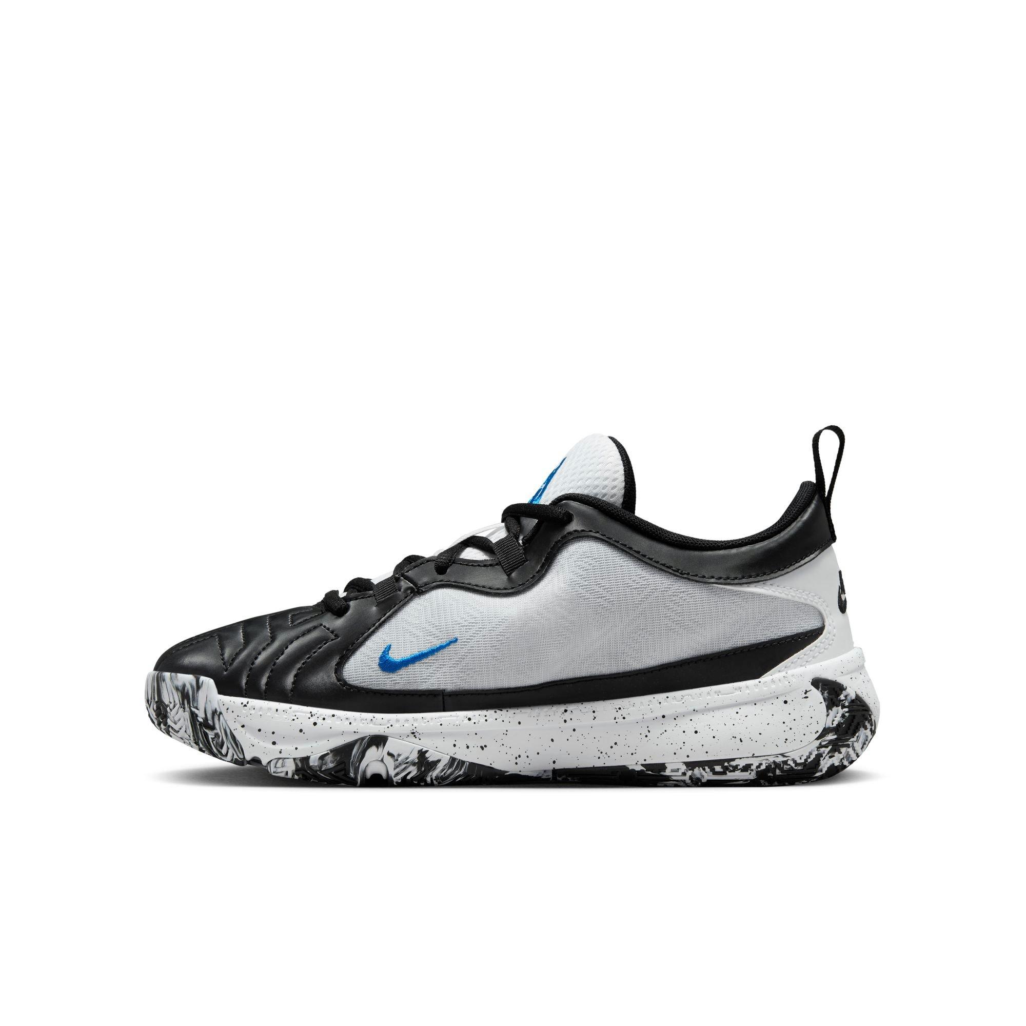 Nike Freak 5 "White/Black/Photo Blue" Grade School Kids' Basketball Shoe
