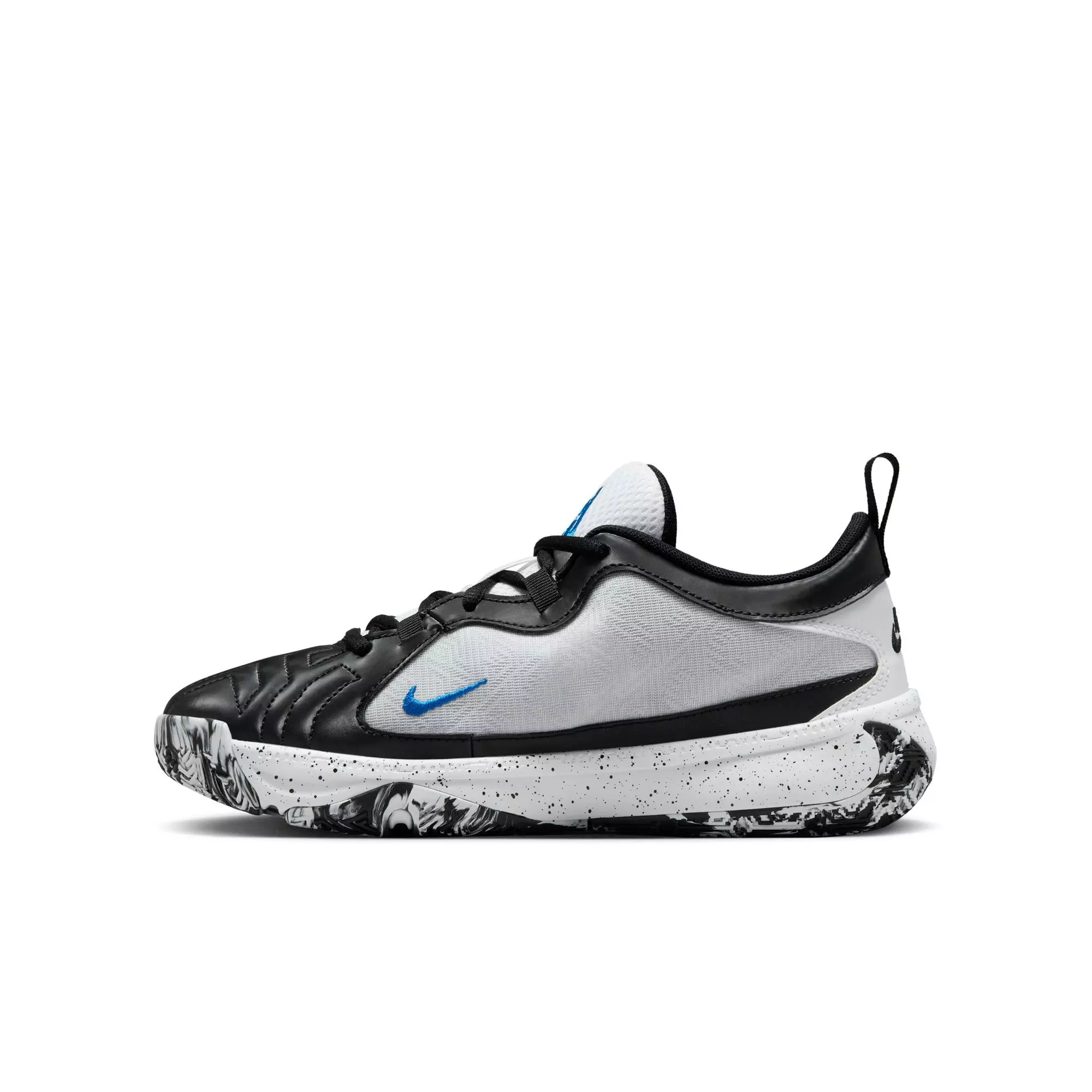 Nike Freak 5 "White/Black/Photo Blue" Grade School Kids' Basketball Shoe - WHITE/BLACK/PHOTO BLUE