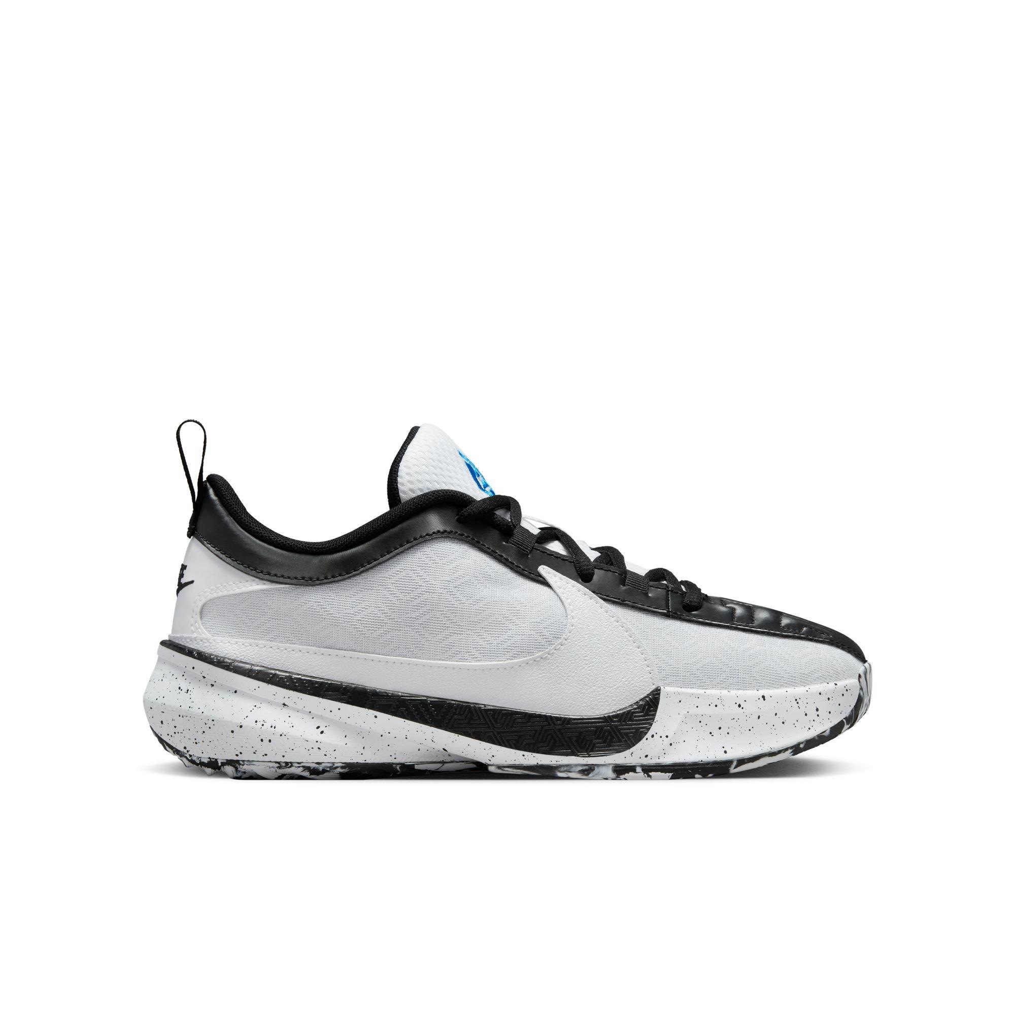 Nike half white half black shoes best sale