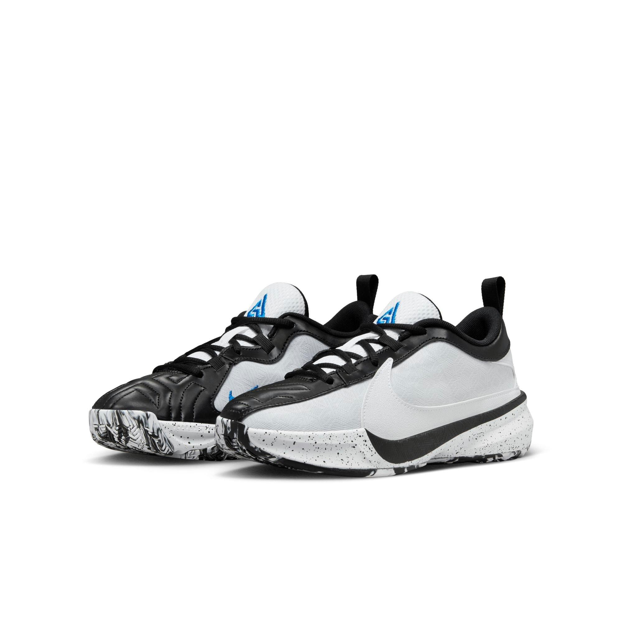 Nike Freak 5 "White/Black/Photo Blue" Grade School Kids' Basketball Shoe