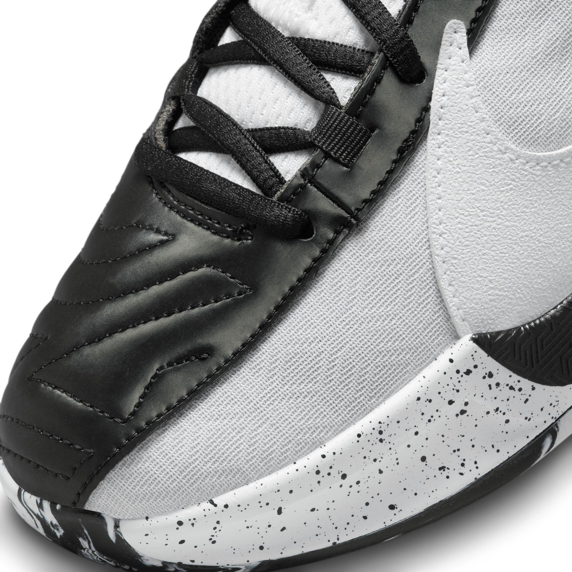 Nike Freak 5 "White/Black/Photo Blue" Grade School Kids' Basketball Shoe