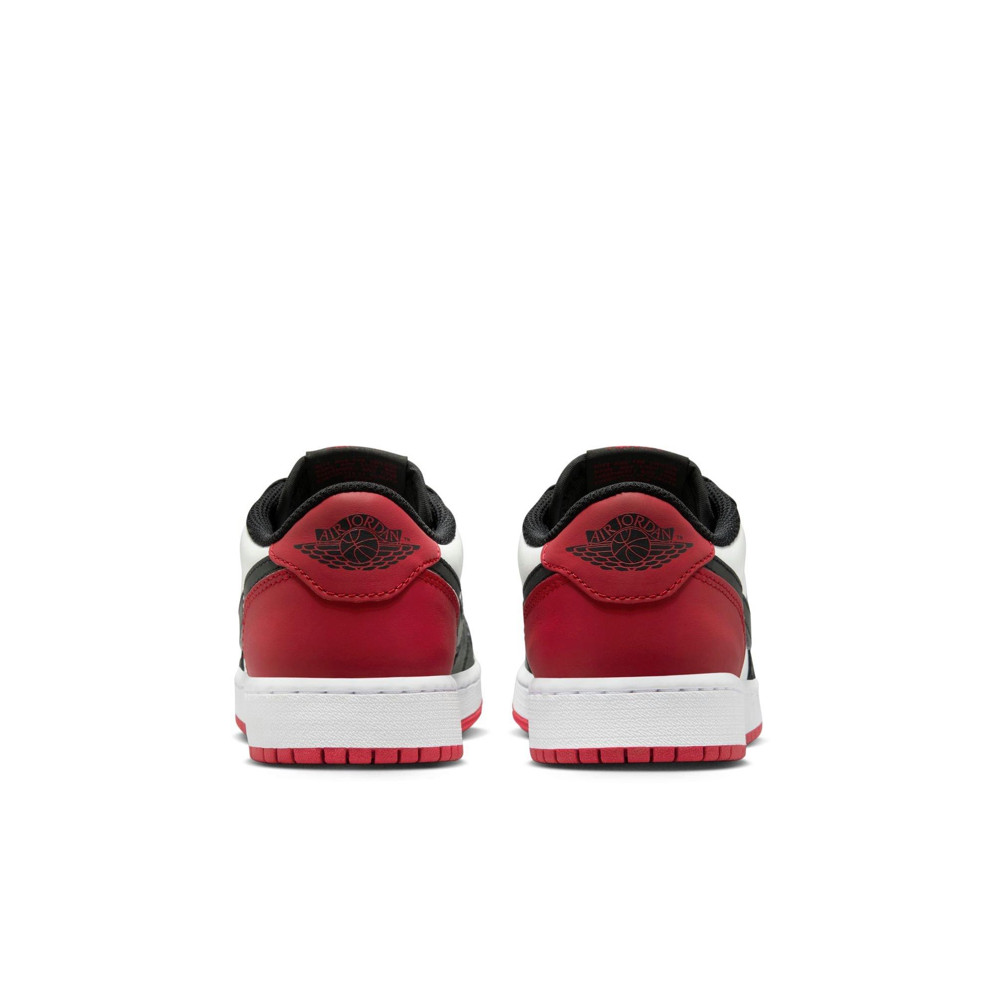 Air Jordan 1 Low Retro on sale Black Toe Size 6Y