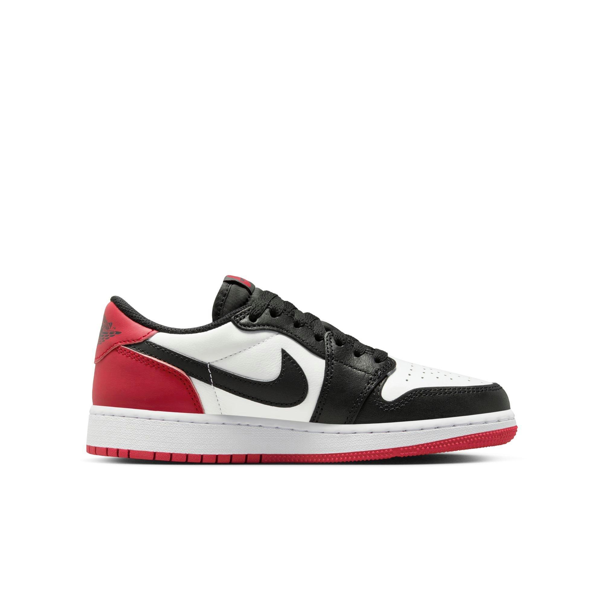 Satin black toe 2024 1s grade school