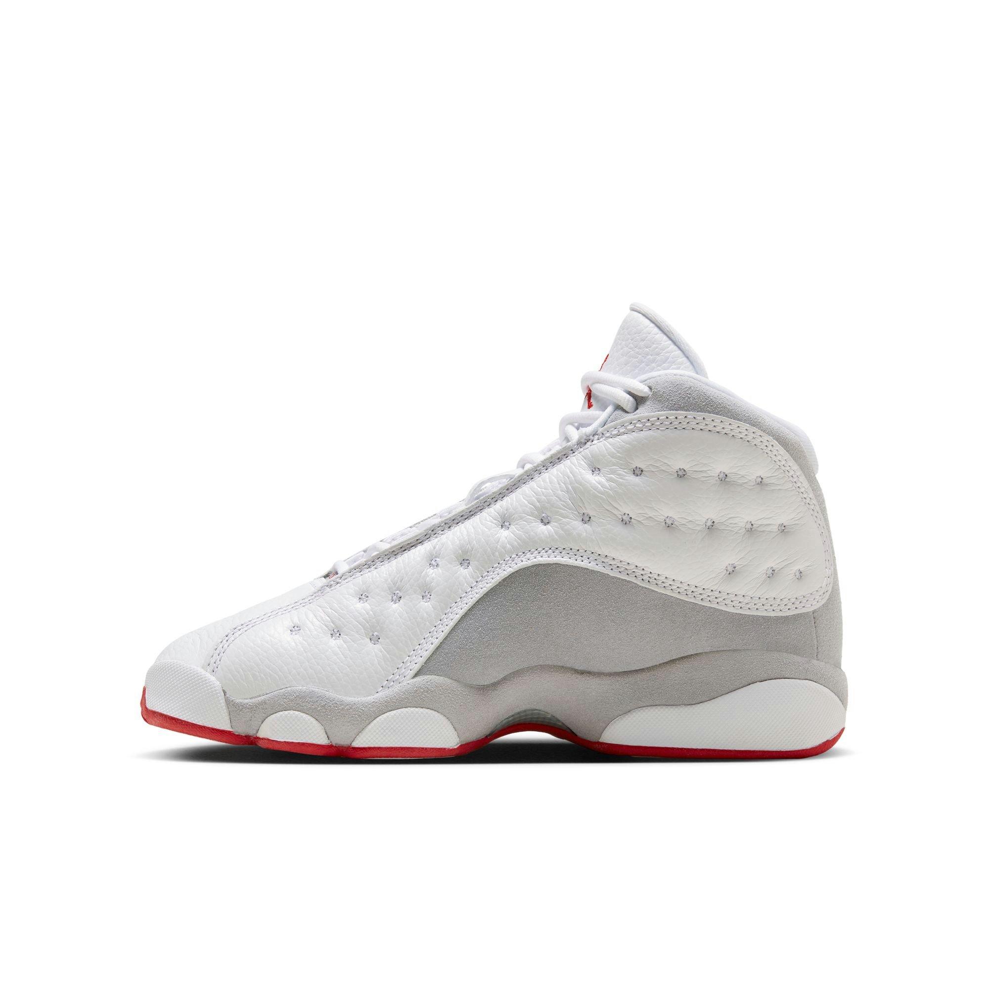 Jordan 13 Retro Black/Gym Red/White Grade School Kids' Shoe - Hibbett