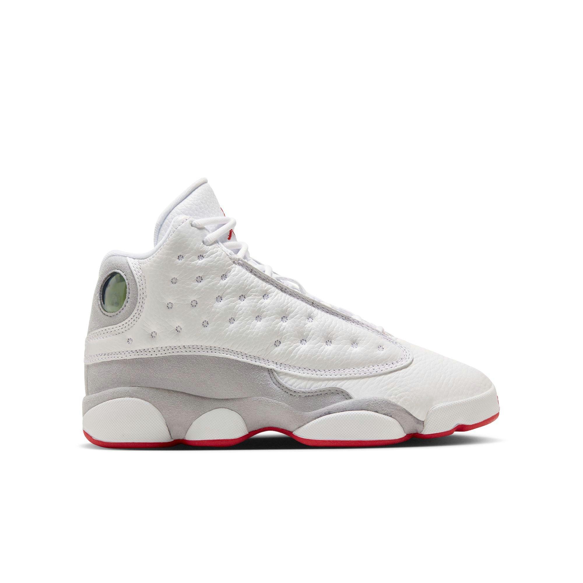 Jordan 13 Retro Black/Gym Red/White Grade School Kids' Shoe - Hibbett