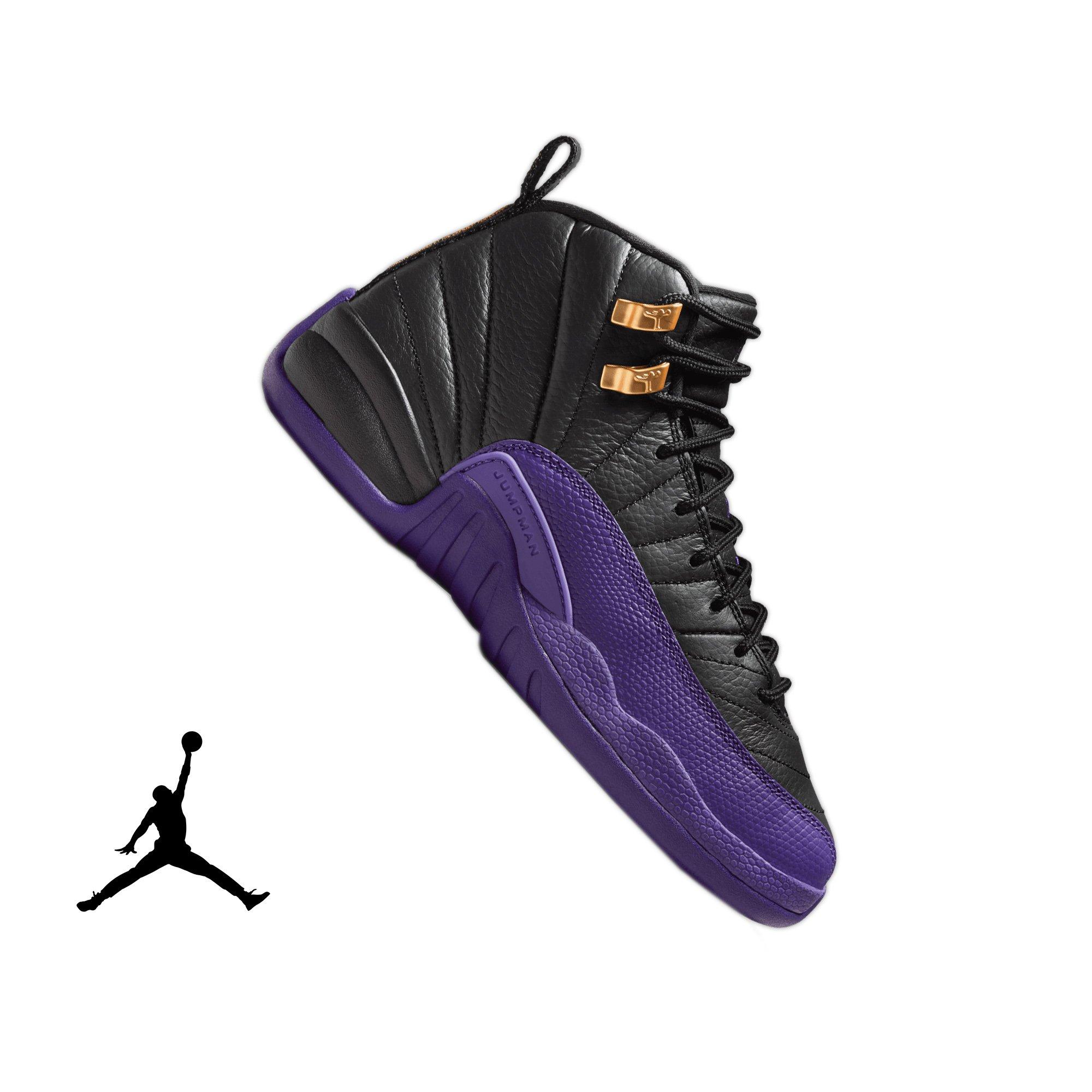 Jordan 12 Retro Field Purple Grade School Kids' Shoe - Hibbett | City Gear