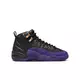 Jordan 12 Retro "Field Purple" Grade School Kids' Shoe - BLACK/FIELD PURPLE/METALLIC GOLD/TAXI Thumbnail View 1