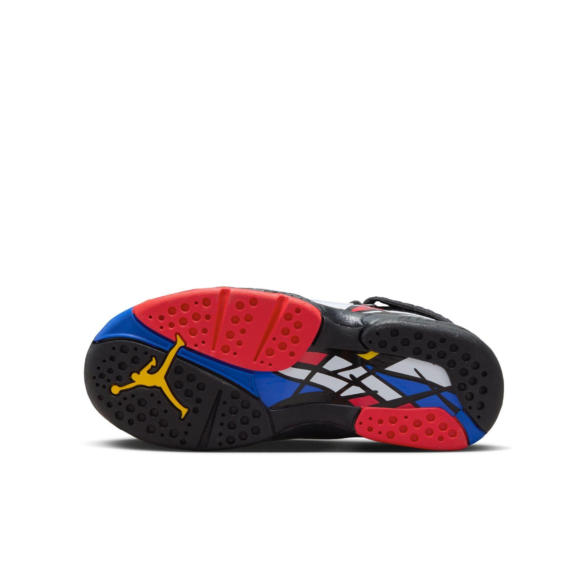 Jordan 8 Retro "Playoffs" Grade School Kids' Shoe - BLACK/TRUE RED/WHITE Thumbnail View 10