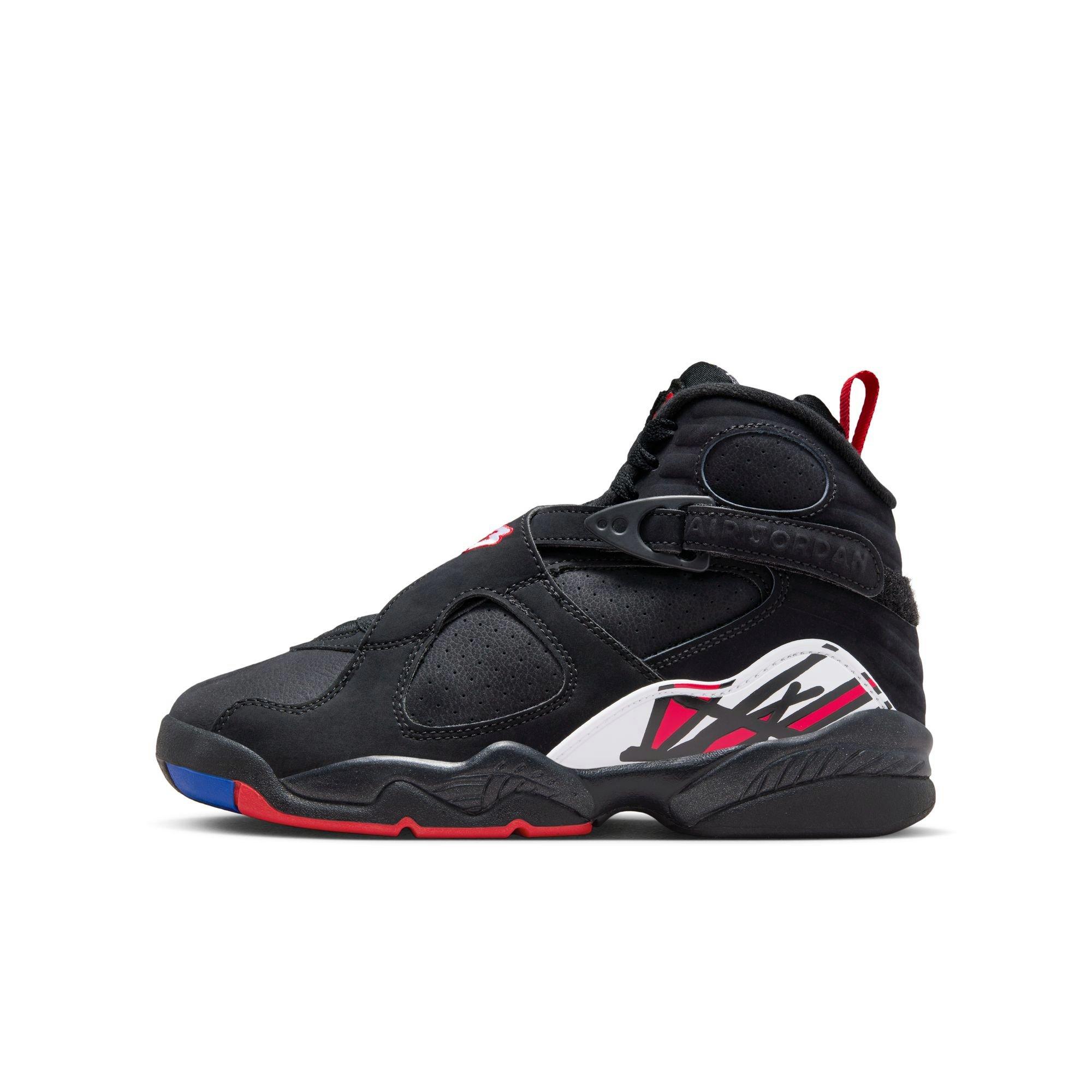 Jordan 8 Retro "Playoffs" Grade School Kids' Shoe - BLACK/TRUE RED/WHITE Thumbnail View 6