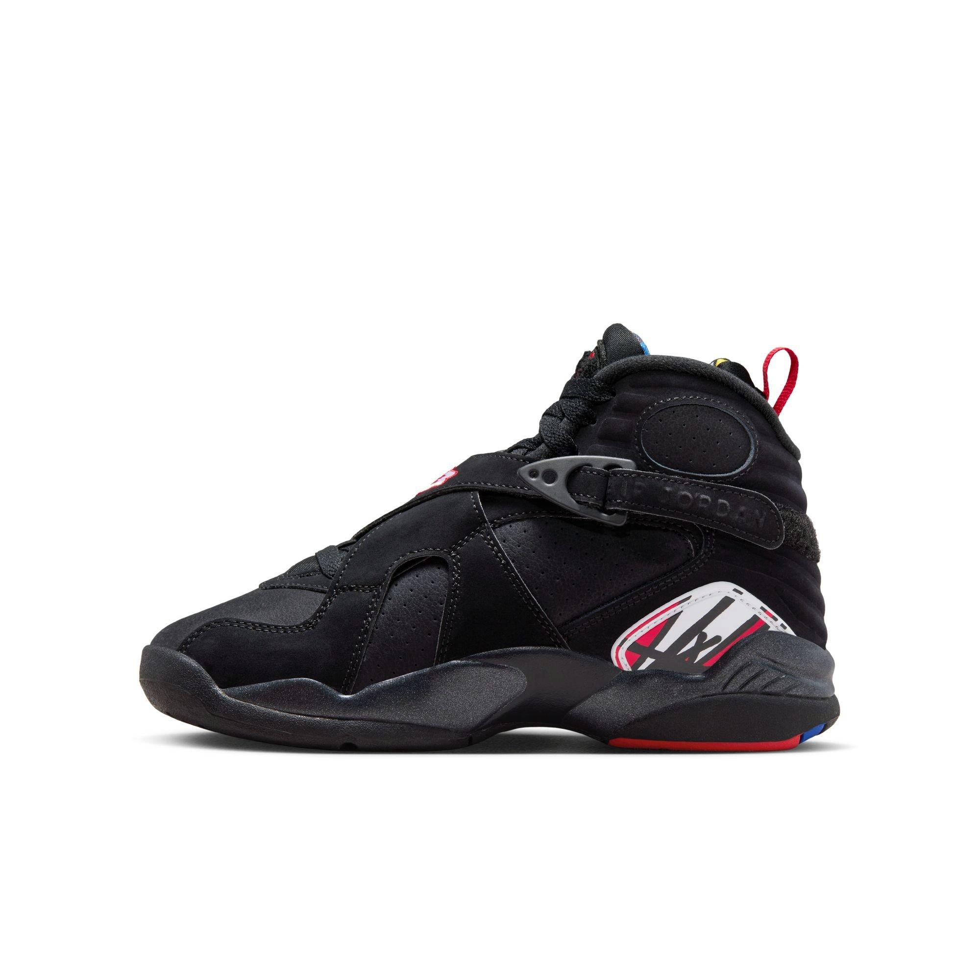 Jordan 8 Retro "Playoffs" Grade School Kids' Shoe - BLACK/TRUE RED/WHITE Thumbnail View 7