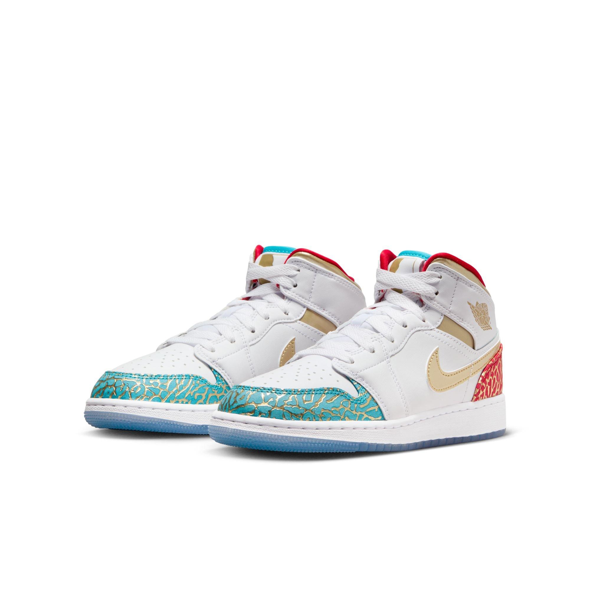 Jordan white red clearance gold