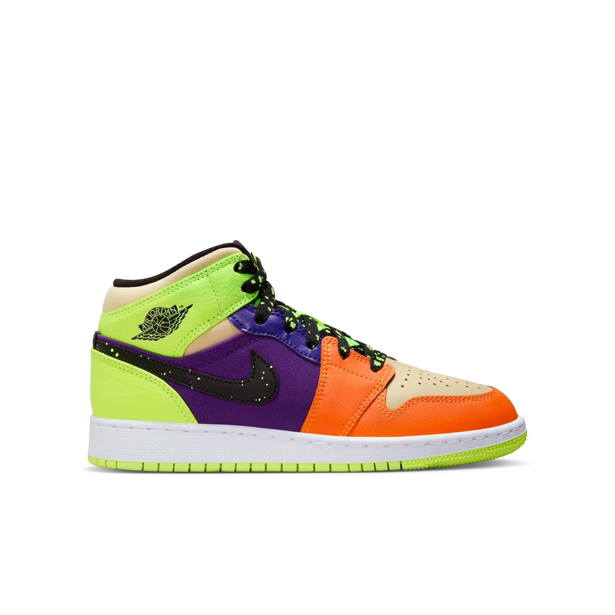 Air jordan 1 mid multicolor hot sale grade school