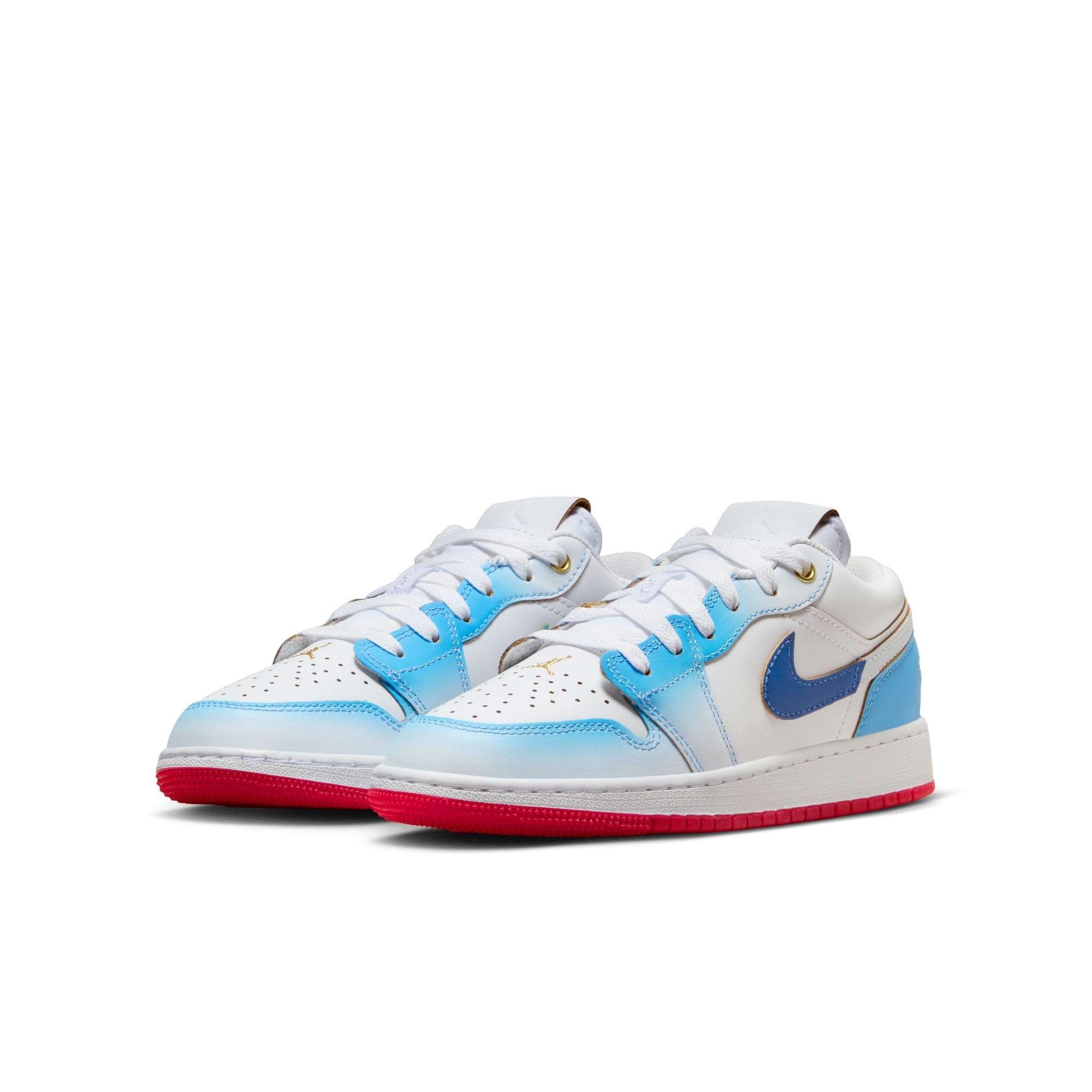 Nike - Air Jordan 1 Low Game Royal (White/Blue/Black) – eluXive