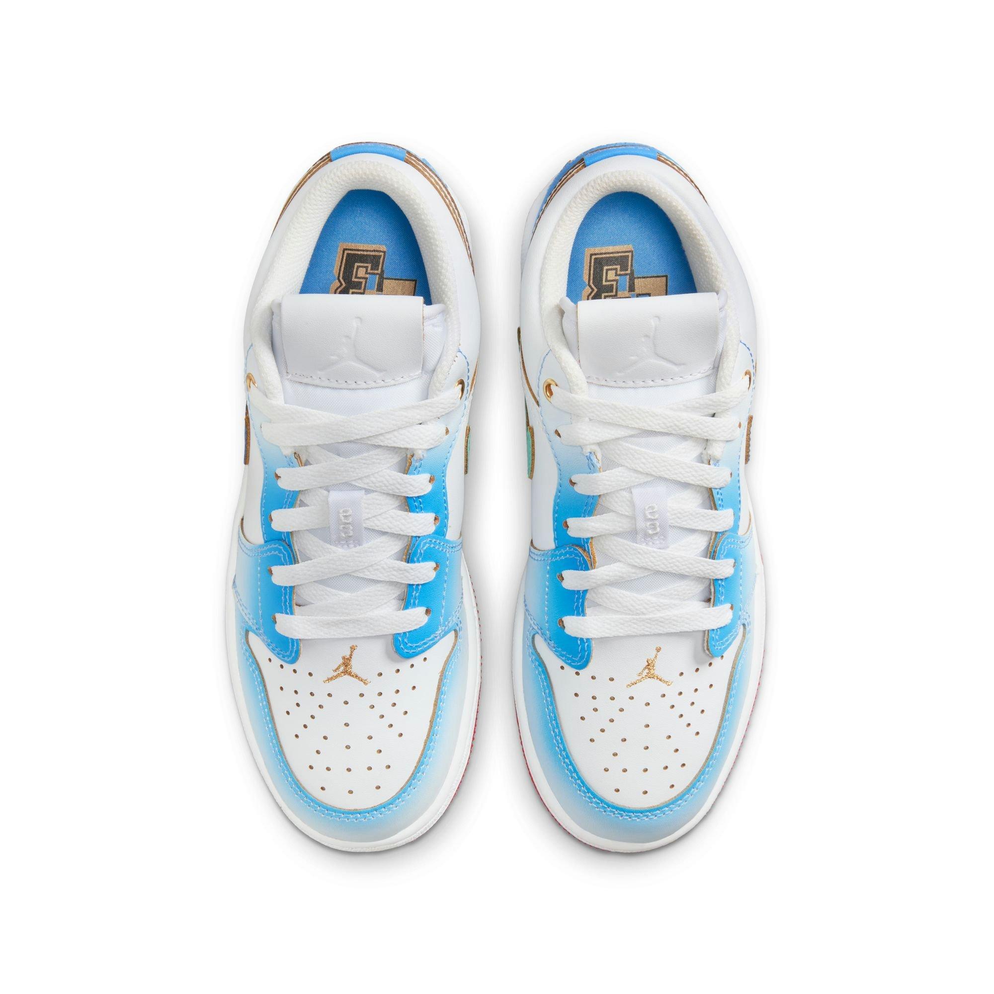 Nike - Air Jordan 1 Low Game Royal (White/Blue/Black) – eluXive