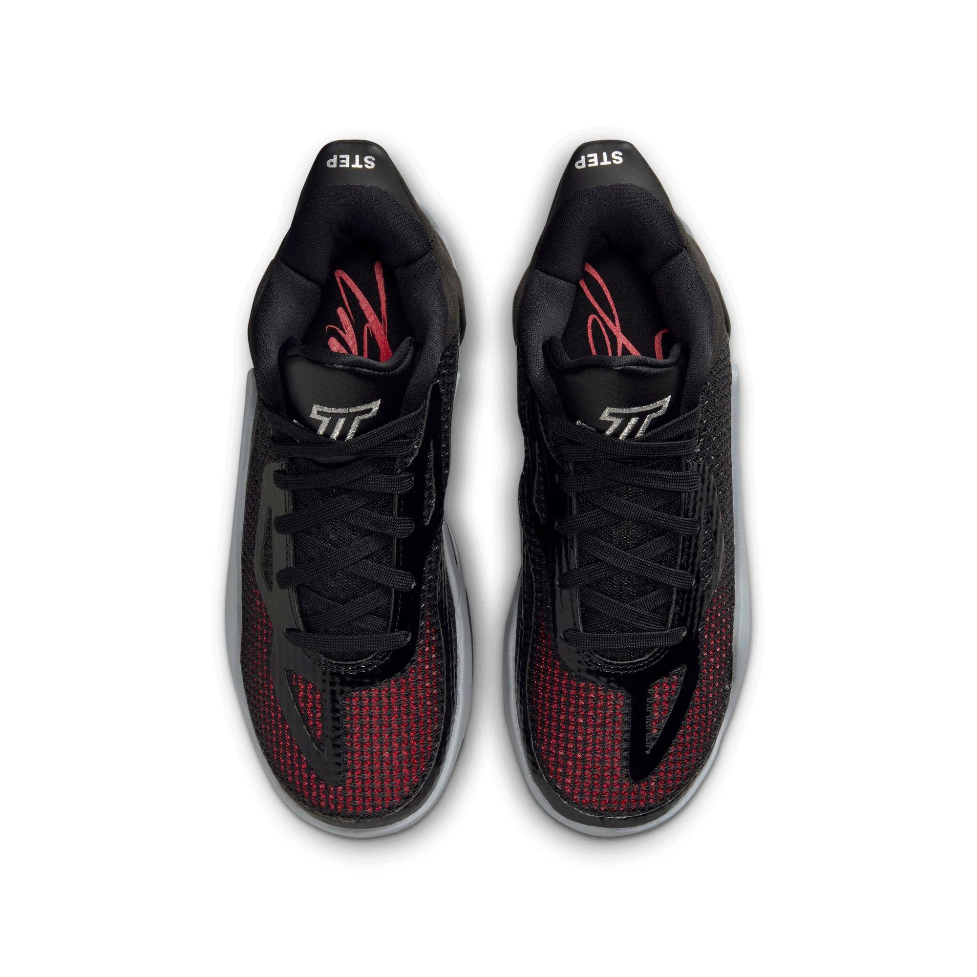 Jordan Boys Tatum 1 - Basketball Shoes Black/Wolf Grey/Silver Size 07.0