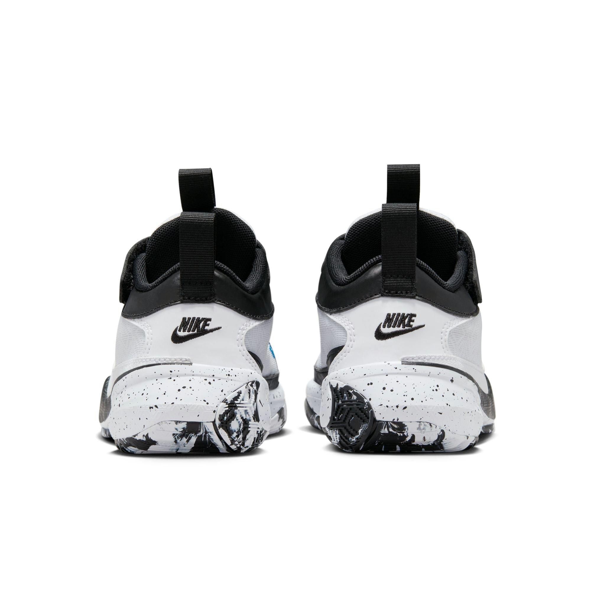 Nike Freak 5 "White/Black/Photo Blue" Preschool Kids' Basketball Shoe - WHITE/BLACK/PHOTO BLUE Thumbnail View 9