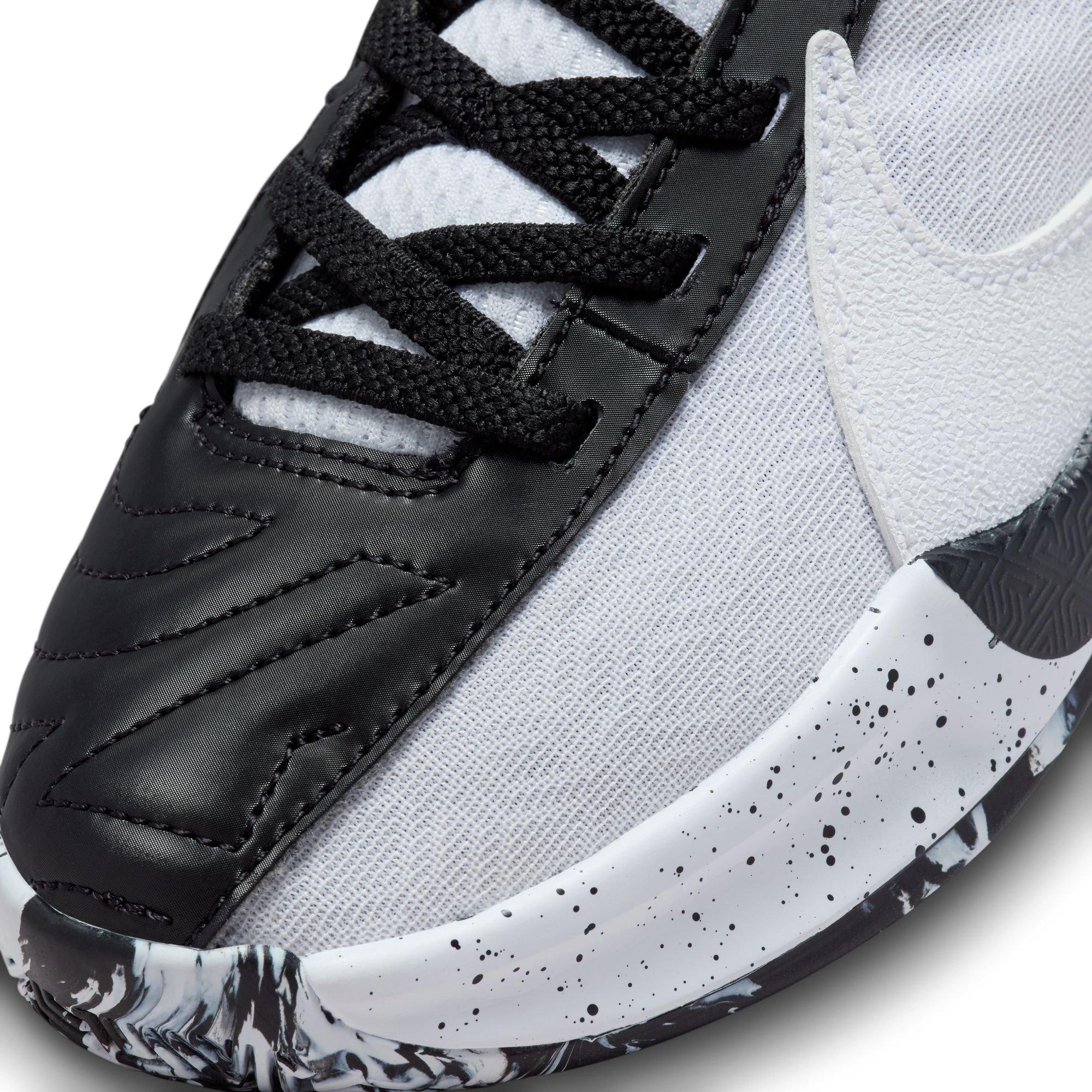 Nike Freak 5 "White/Black/Photo Blue" Preschool Kids' Basketball Shoe - WHITE/BLACK/PHOTO BLUE Thumbnail View 4