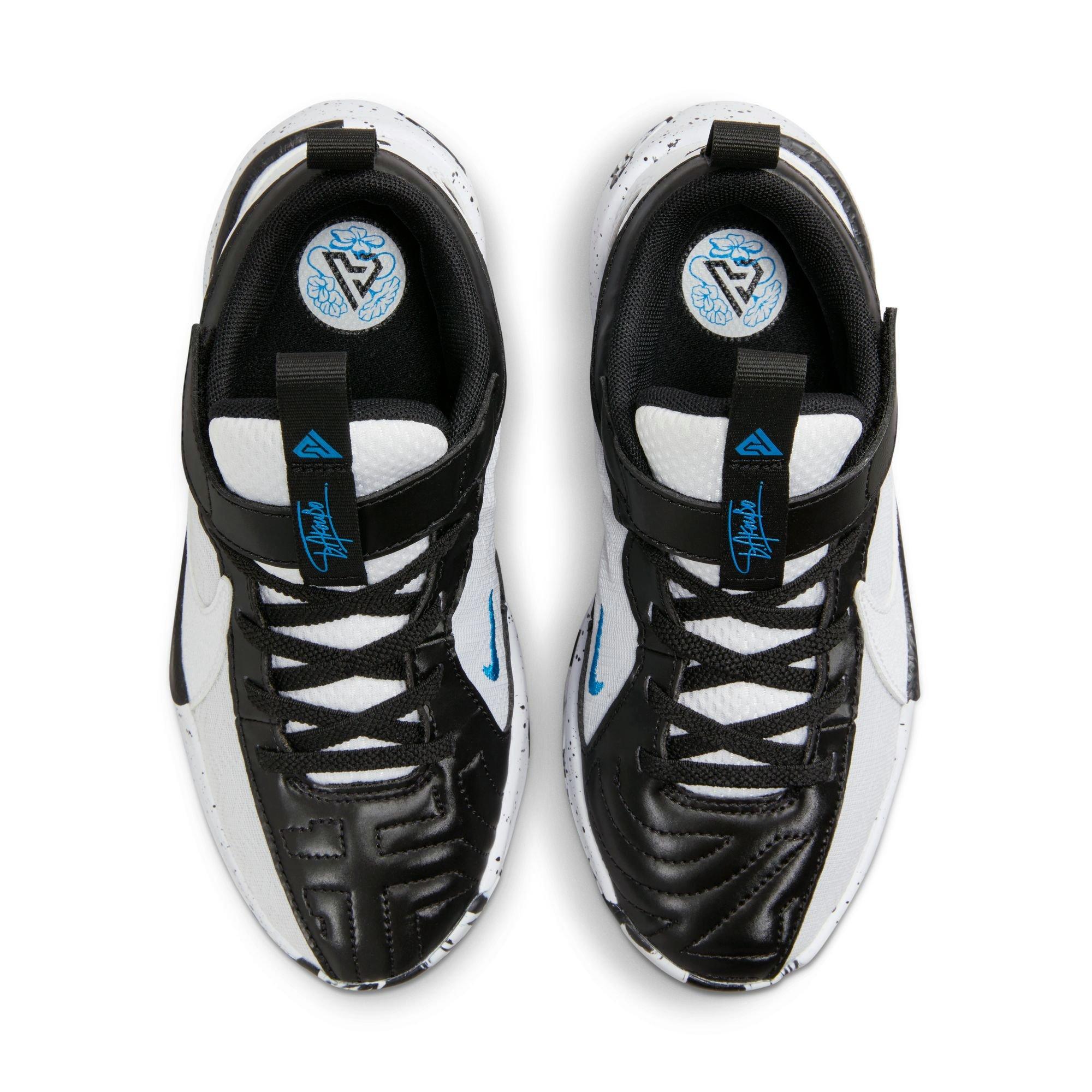 Nike Freak 5 "White/Black/Photo Blue" Preschool Kids' Basketball Shoe - WHITE/BLACK/PHOTO BLUE Thumbnail View 10