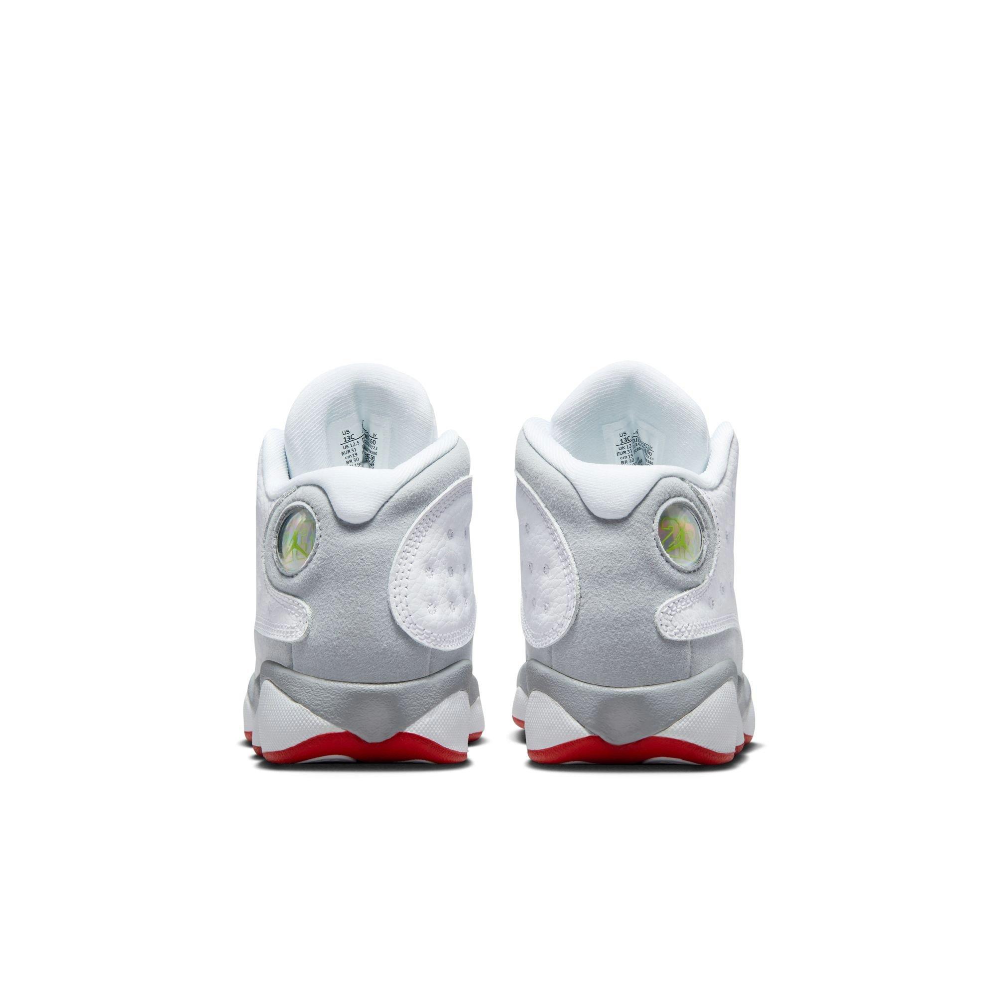 Nike Grade School Air Jordan 13 Retro - White / True Red / Wolf Grey – Kith