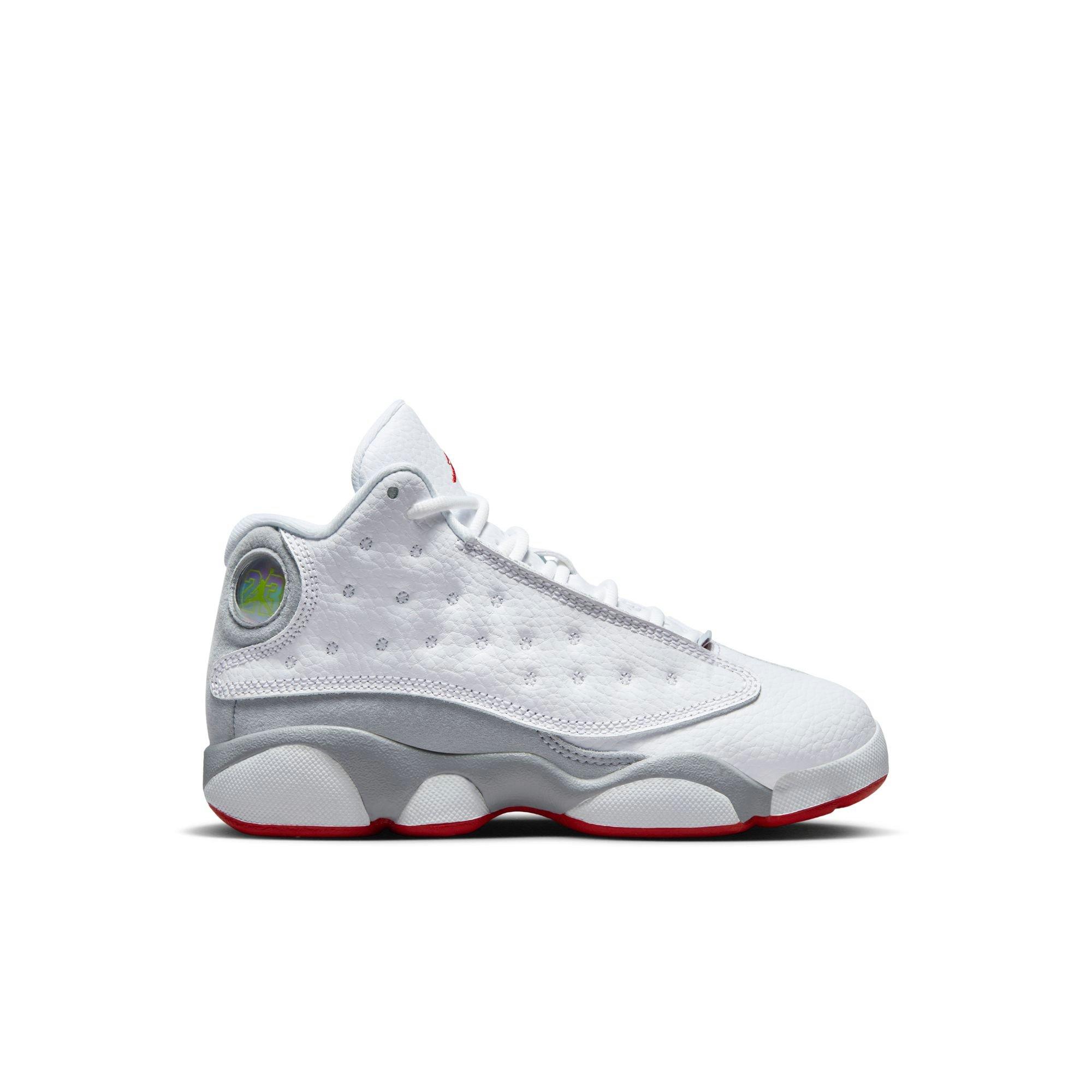 Nike Grade School Air Jordan 13 Retro - White / True Red / Wolf Grey – Kith