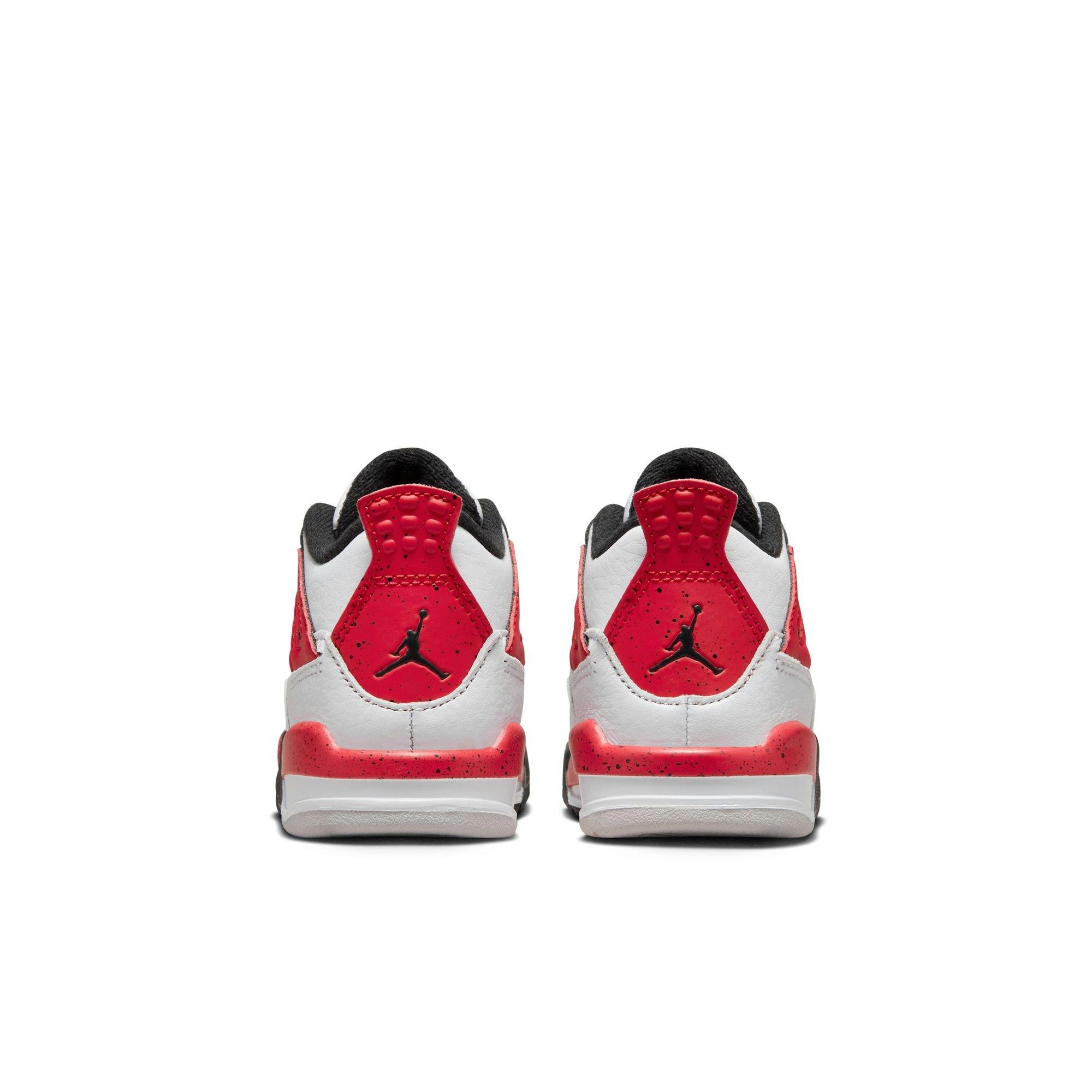 Tenis Casuales Air Jordan 4 Retro Red Cement de Niños