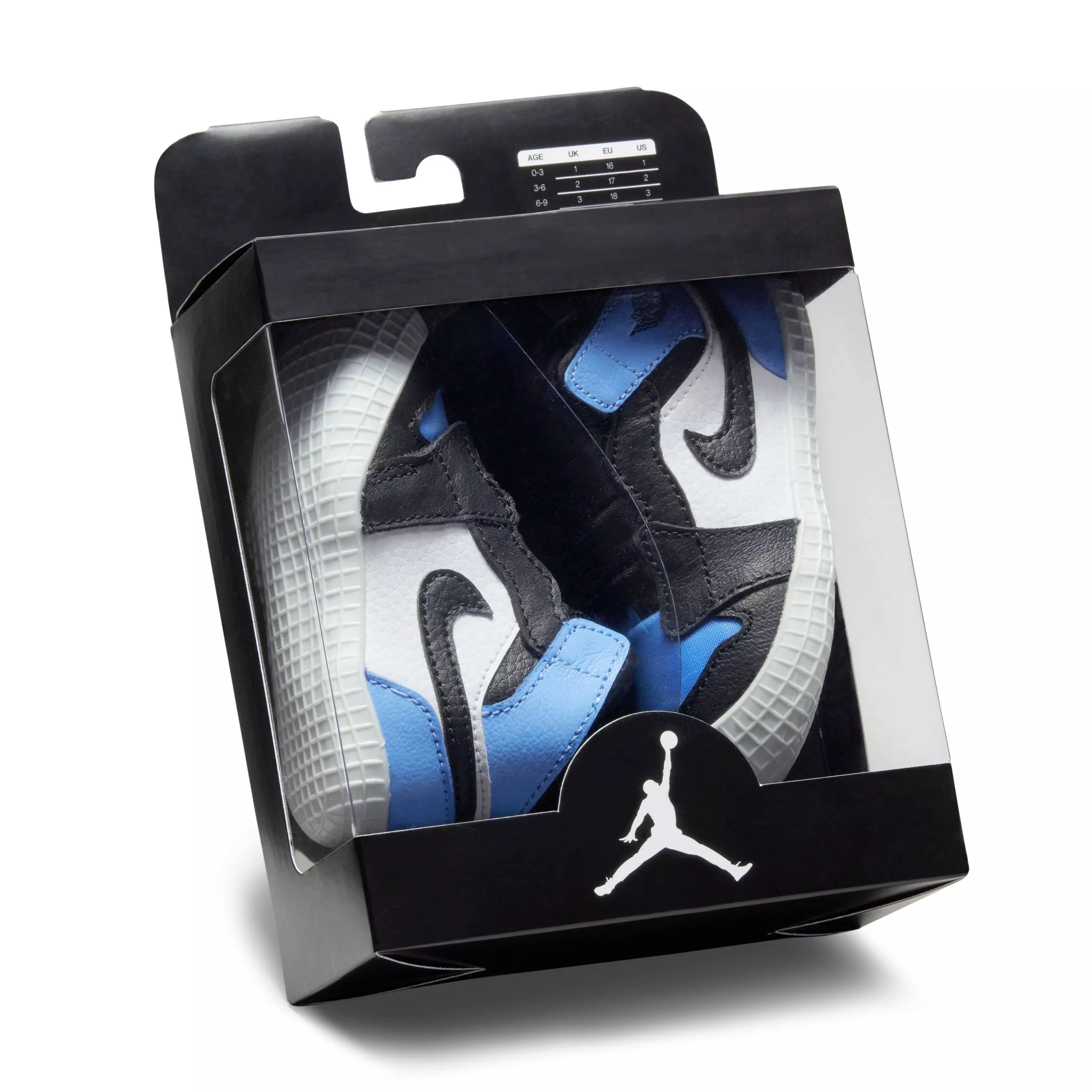 Jordan 1 Retro High OG "University Blue" Baby Crib Bootie - UNIVERSITY BLUE/BLACK/WHITE