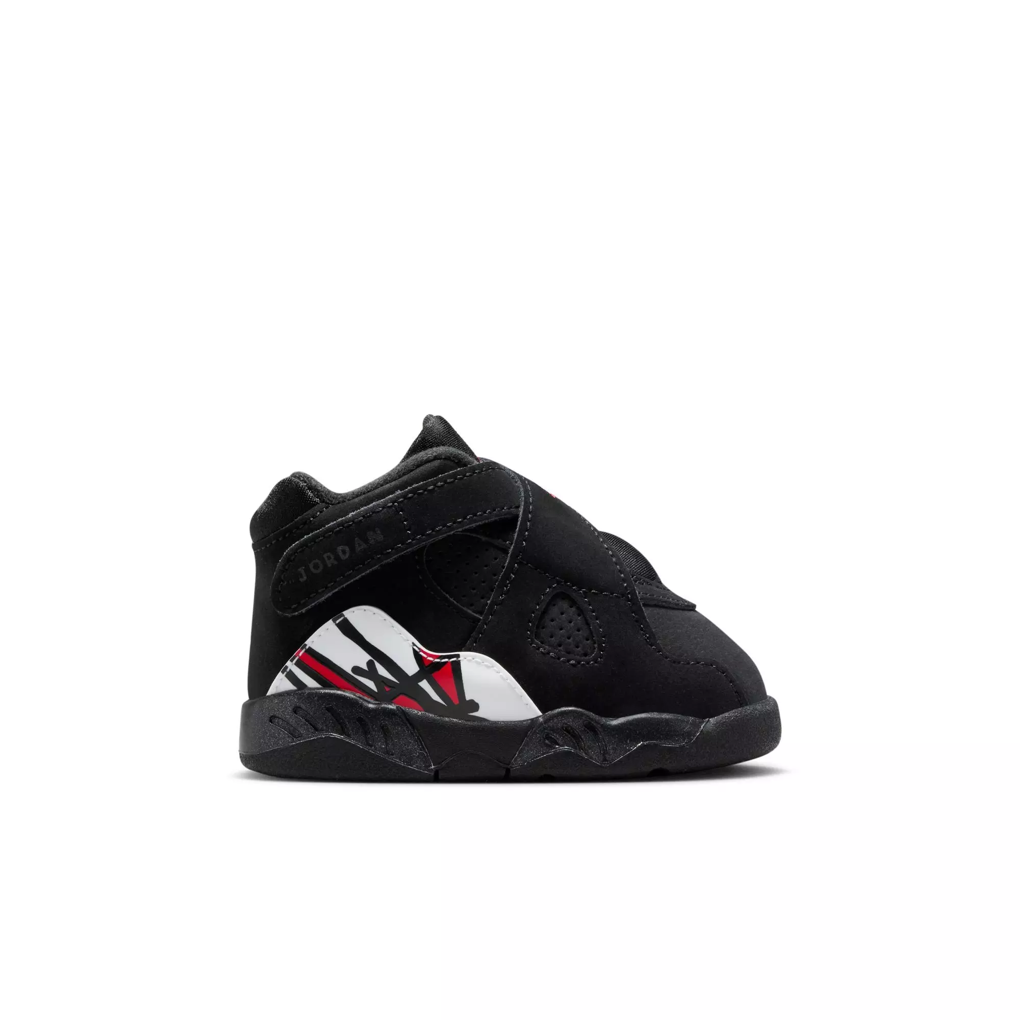Jordan 8 Retro "Playoffs" Toddler Kids' Shoe - BLACK/TRUE RED/WHITE