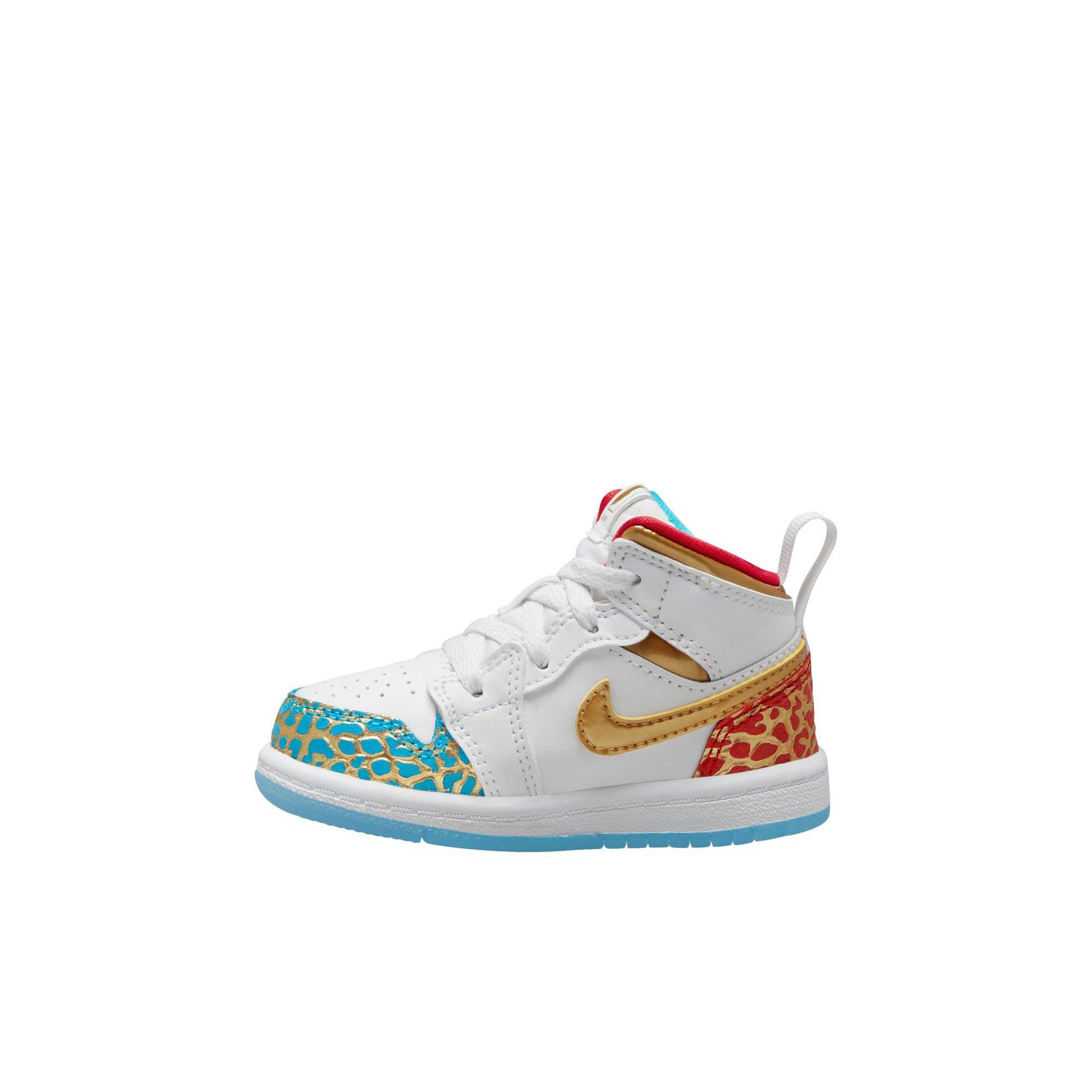 Jordan 1 Mid SS Toddler Kids' "Sneaker School" Shoe