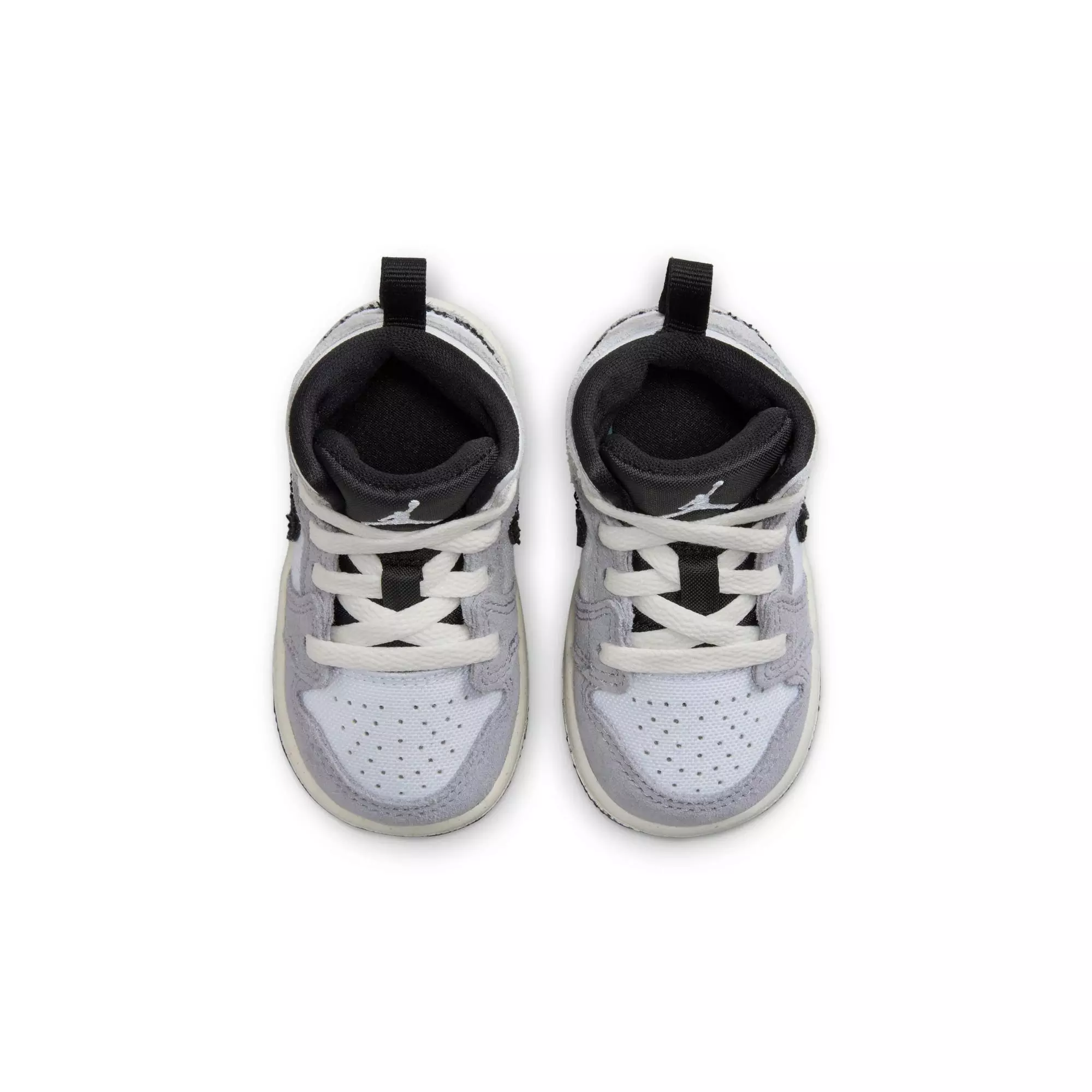 Jordan 1 Mid SE "Cement Grey/Black/White/Tech Grey" Toddler Boys' Shoe - GREY/BLACK/WHITE