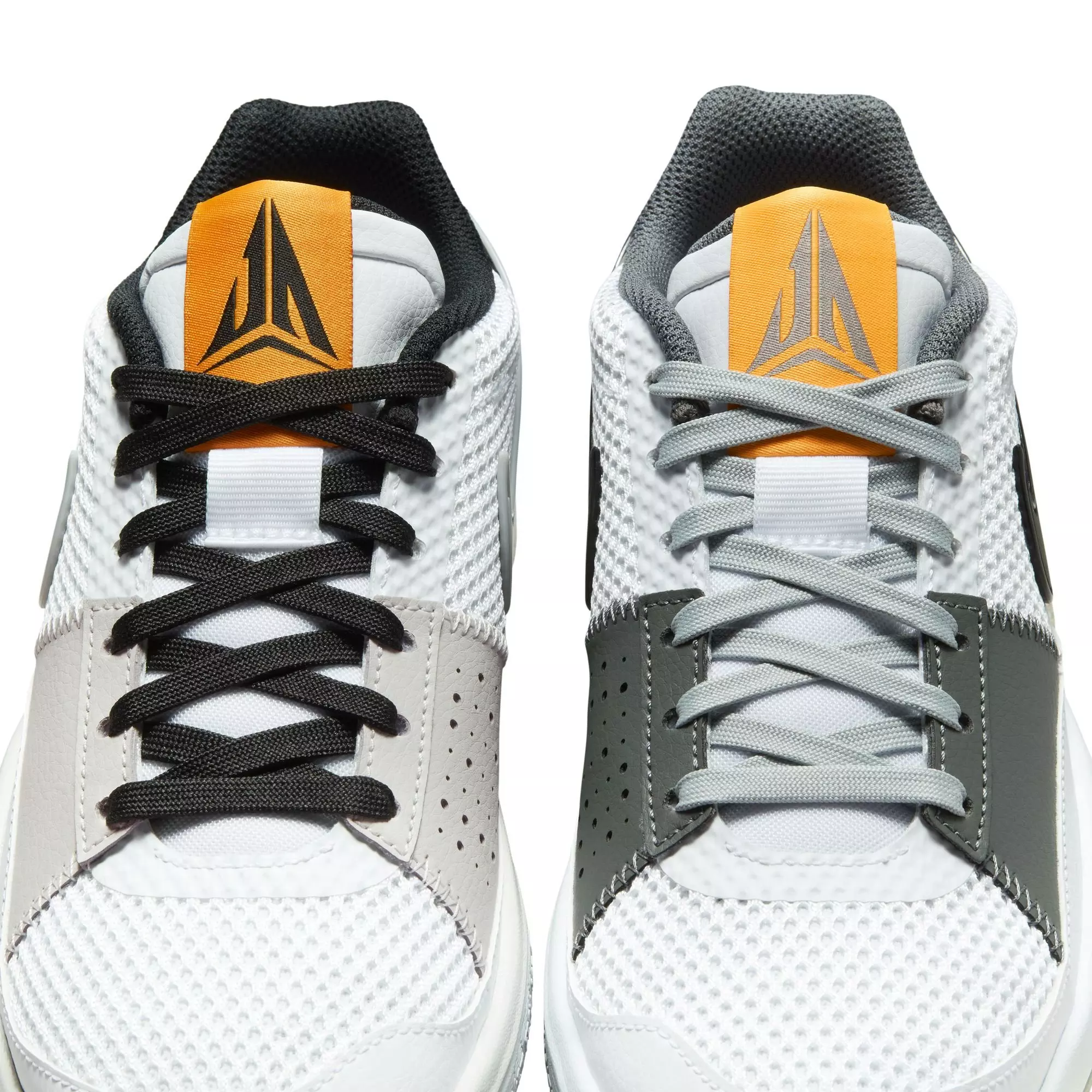 Nike Ja 1 "Light Smoke Grey" Grade School Kids' Basketball Shoe - WHITE/SMOKE GREY/BLACK