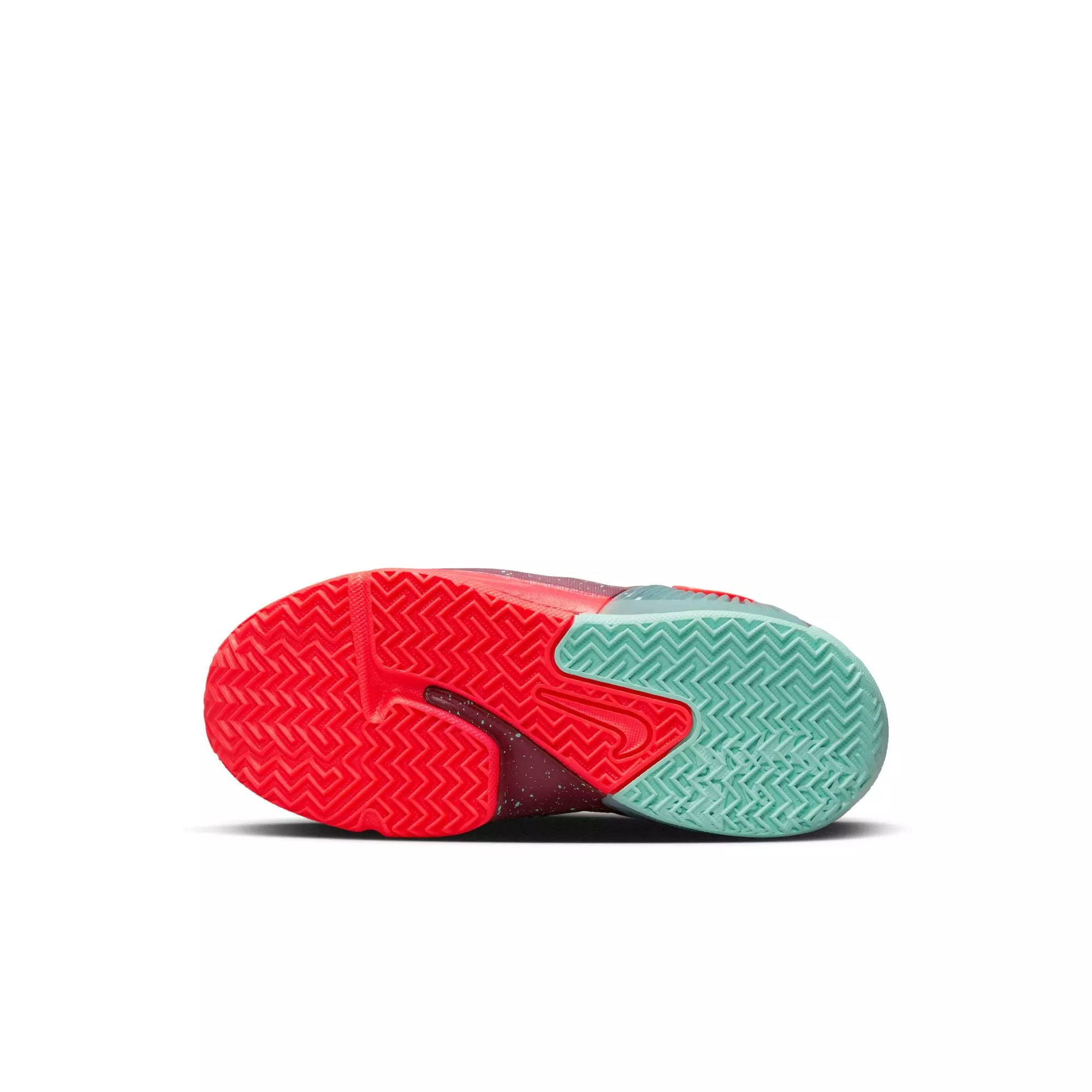 Nike LeBron Witness 7 SE "Night Maroon/Bright Crimson/Emerald Rise" Preschool Boys' Shoe - RED/BLACK