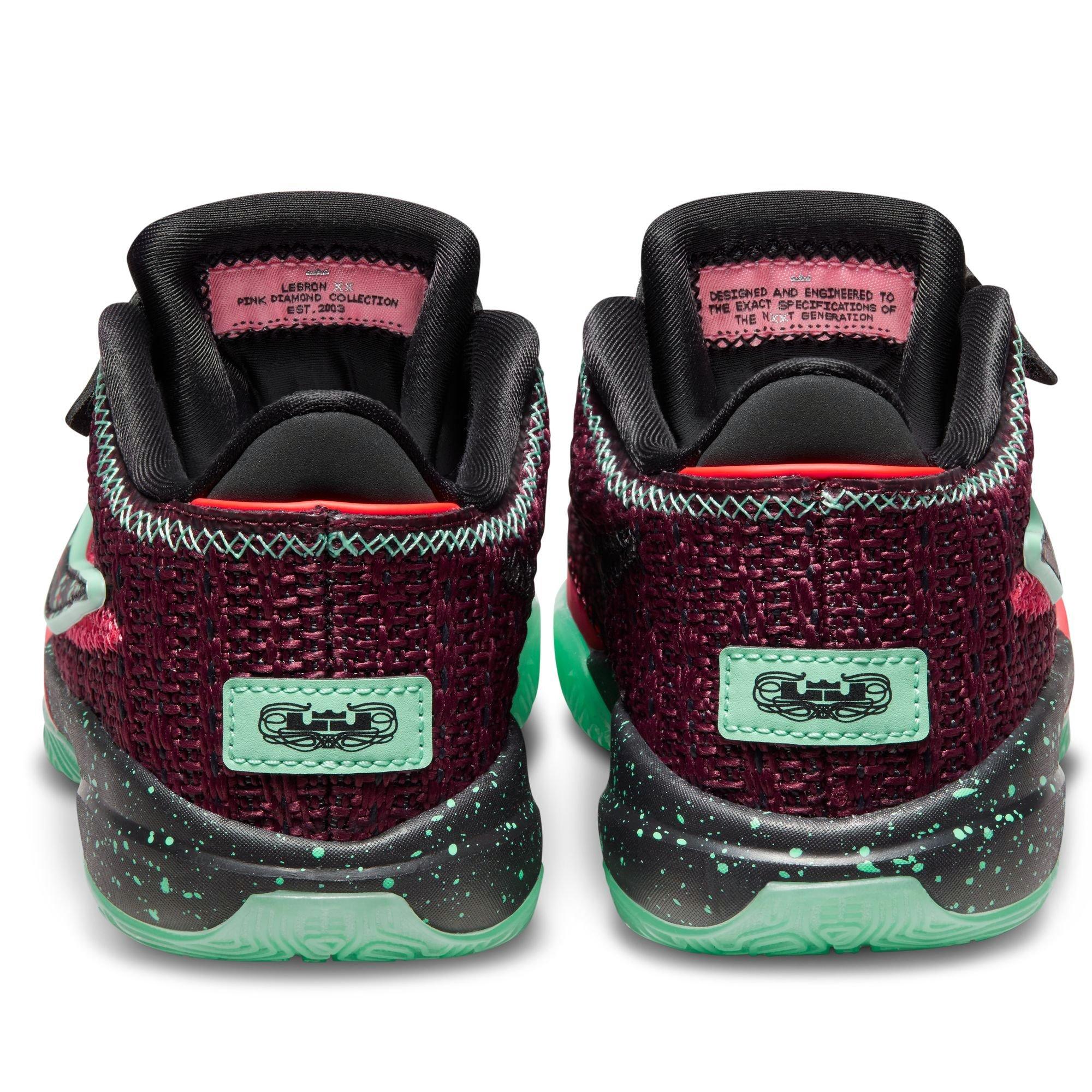Nike Lebron XX "Night Maroon/Black" Preschool Kids' Basketball Shoe - NIGHT MAROON/BLACK Thumbnail View 10