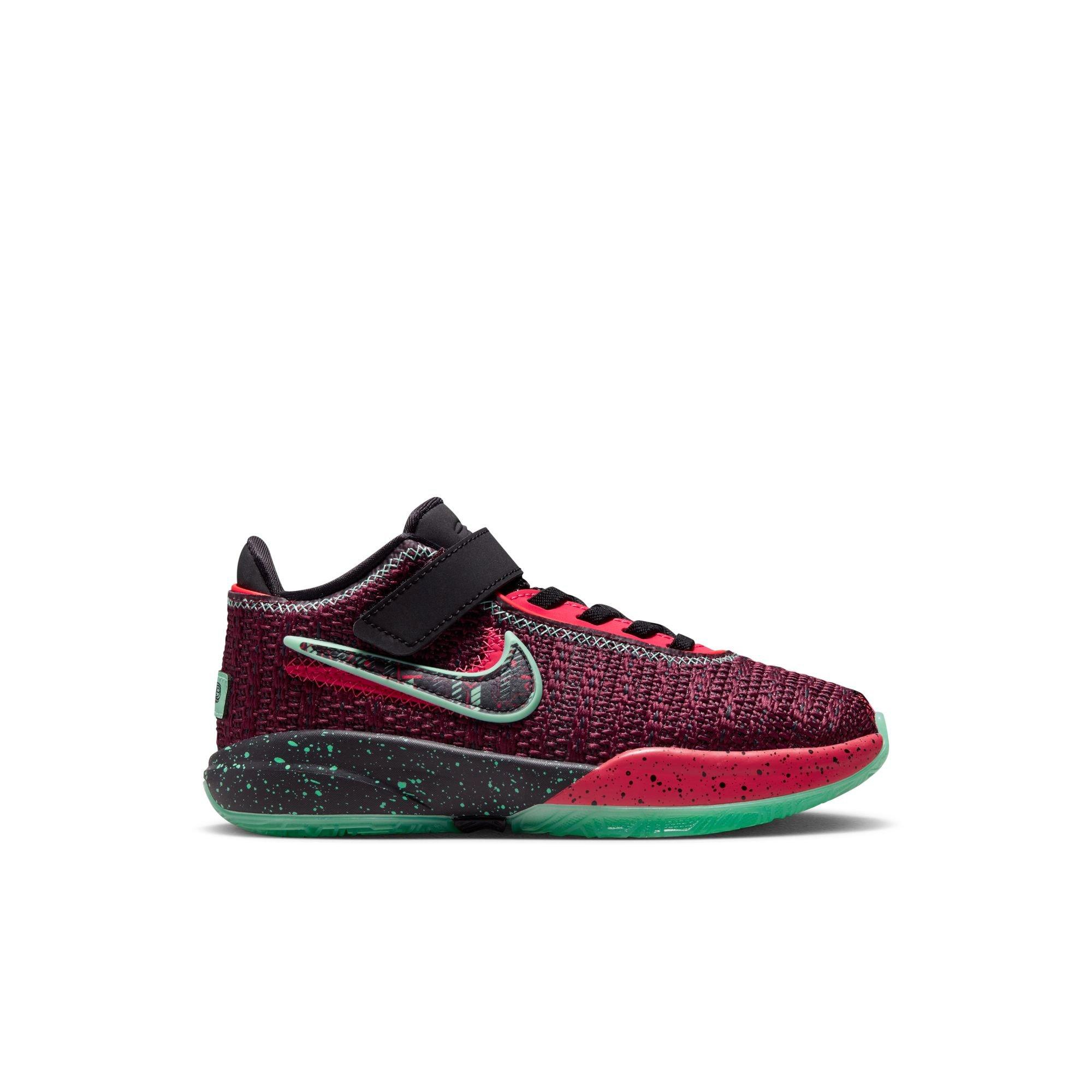 Nike Lebron XX "Night Maroon/Black" Preschool Kids' Basketball Shoe - NIGHT MAROON/BLACK Thumbnail View 1