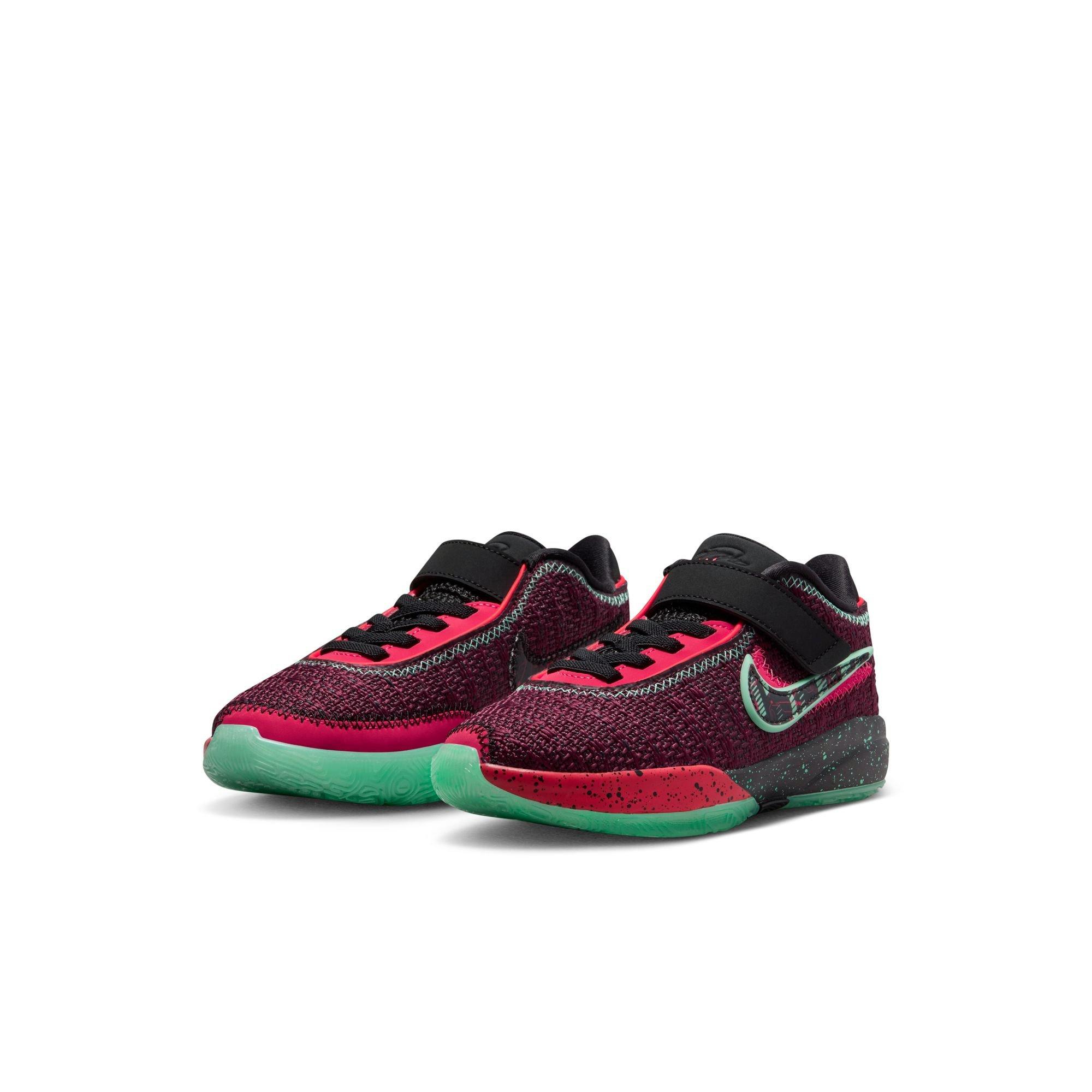 Nike Lebron XX "Night Maroon/Black" Preschool Kids' Basketball Shoe - NIGHT MAROON/BLACK Thumbnail View 3