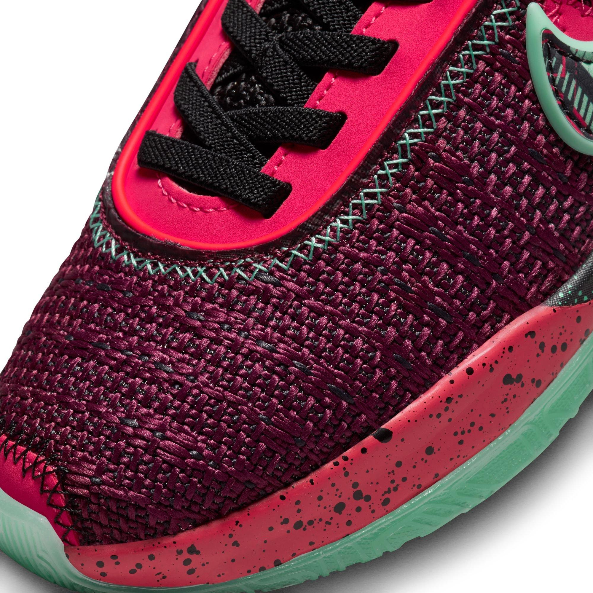 Nike Lebron XX "Night Maroon/Black" Preschool Kids' Basketball Shoe - NIGHT MAROON/BLACK Thumbnail View 4