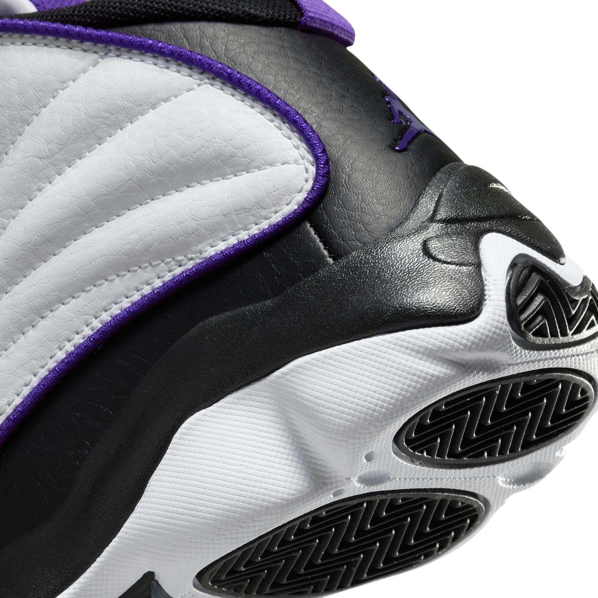 Jordan Pro Strong Grade School Boys' "White/Electro Purple/Black" Shoe