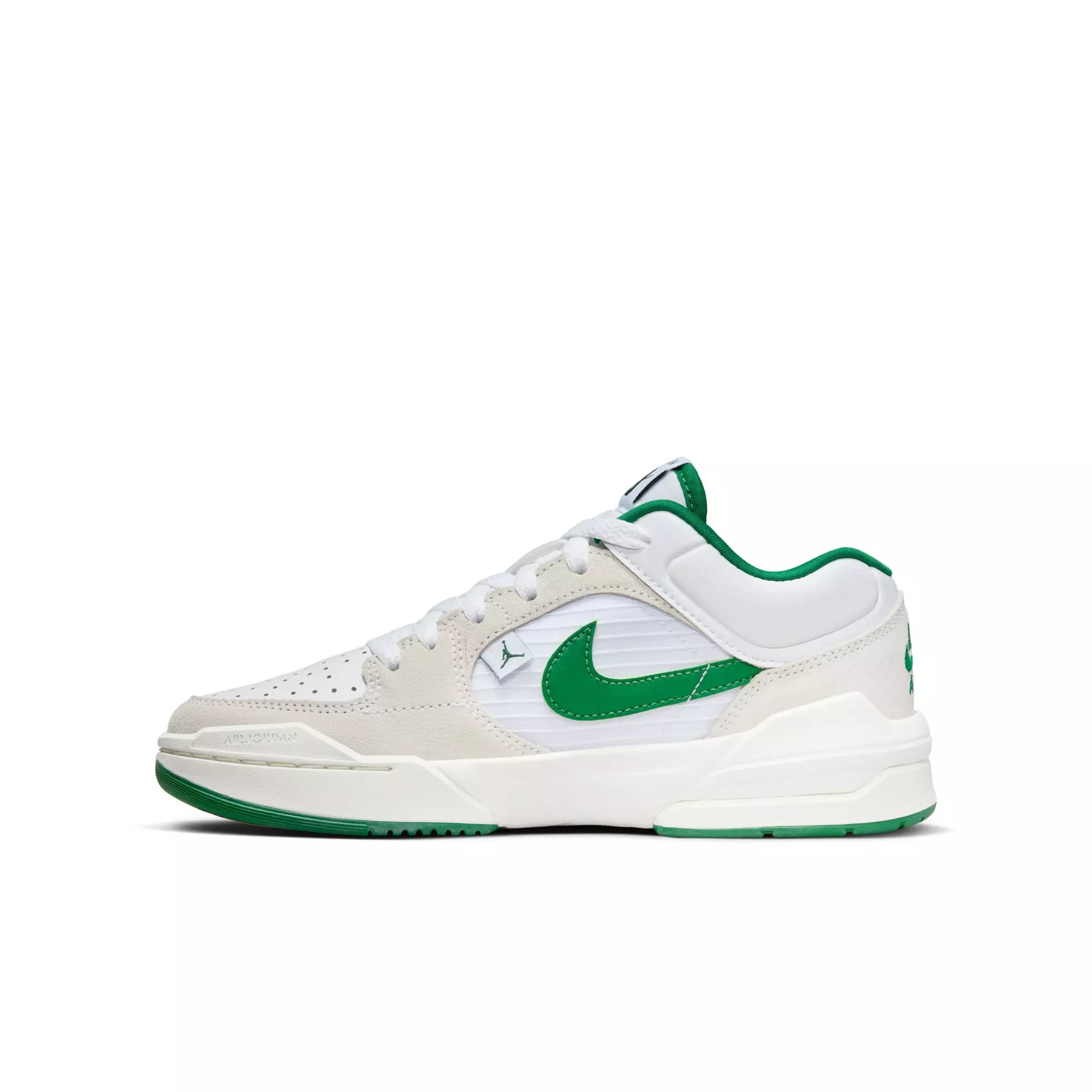 Jordan Stadium 90 "White/Lucky Green" Grade School Boys' Shoe - WHITE/GREEN