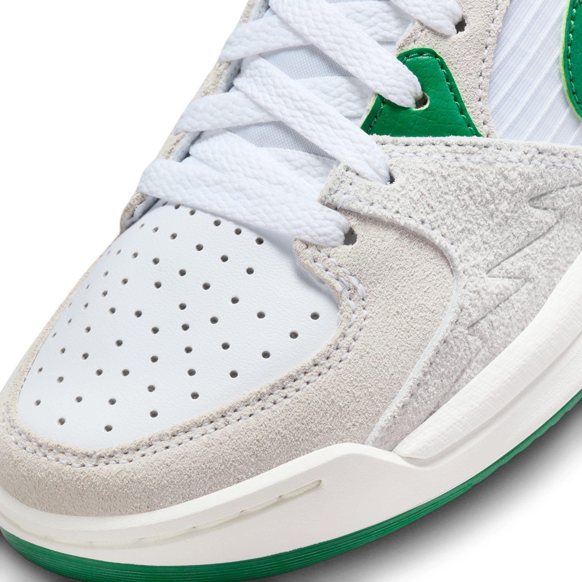 Jordan Stadium 90 Grade School Boys' "White/Lucky Green" Shoe