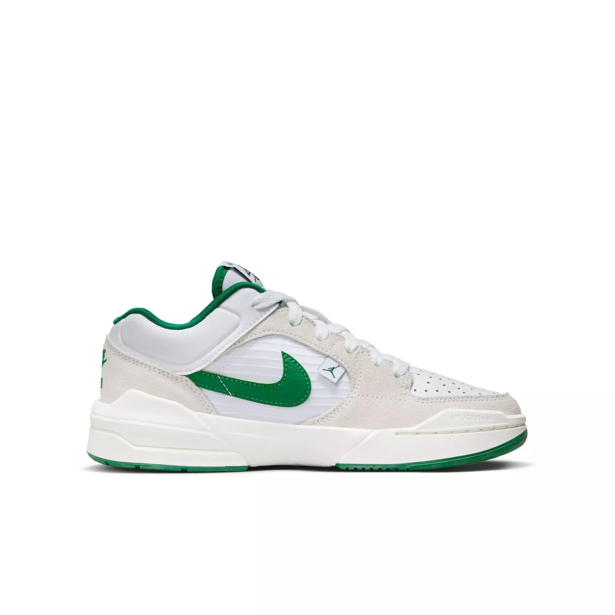 Jordan Stadium 90 "White/Lucky Green" Grade School Boys' Shoe - WHITE/GREEN
