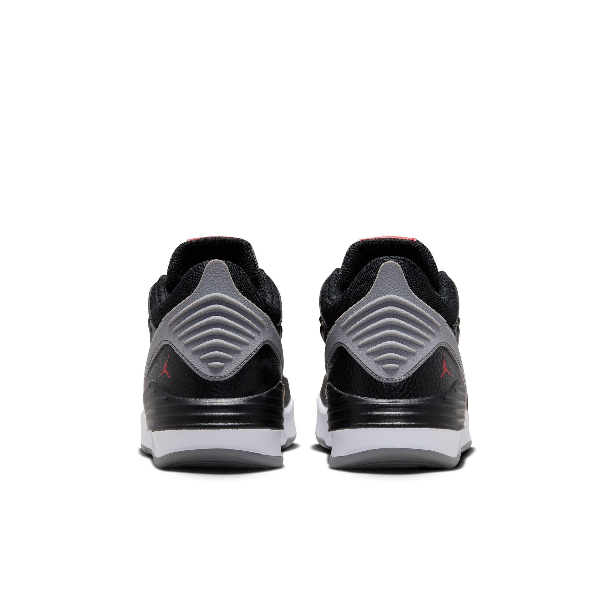 Jordan Max Aura 5 Grade School Boys' "Black/University Red/White/Cement Grey" Shoe